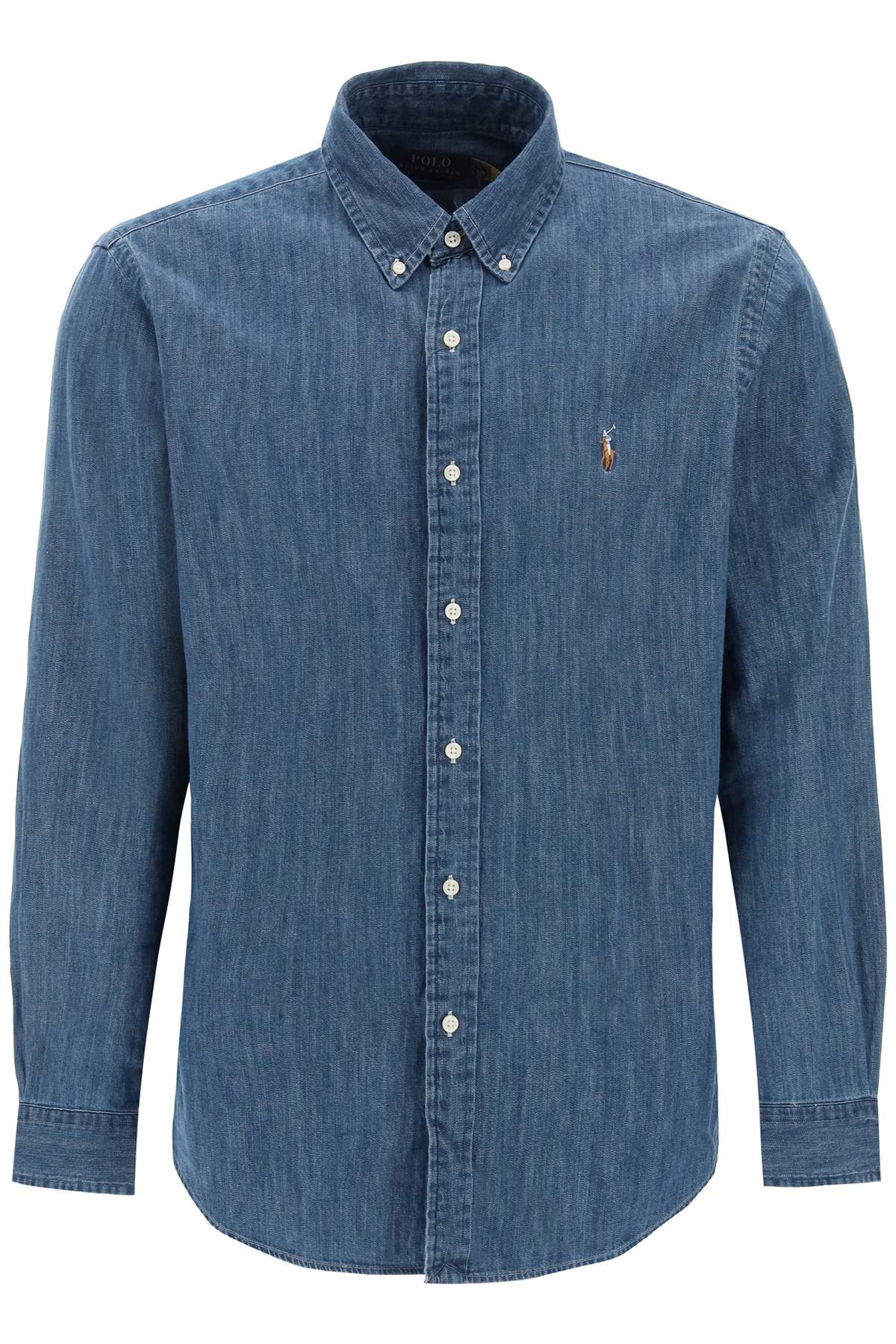 Custom Fit Shirt In Lightweight Denim