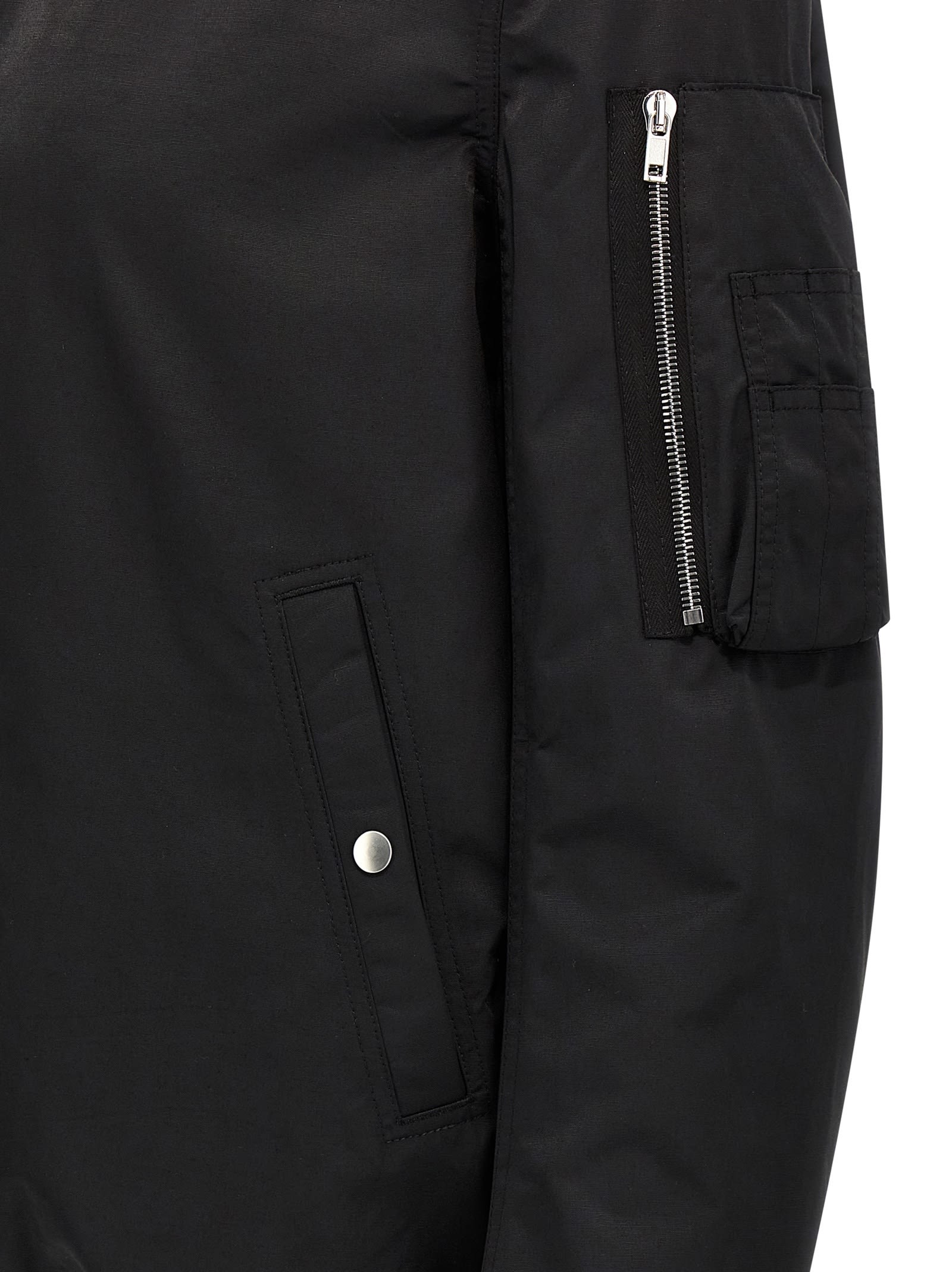 Drkshdw Jumbo Flight Bomber Jacket In Black