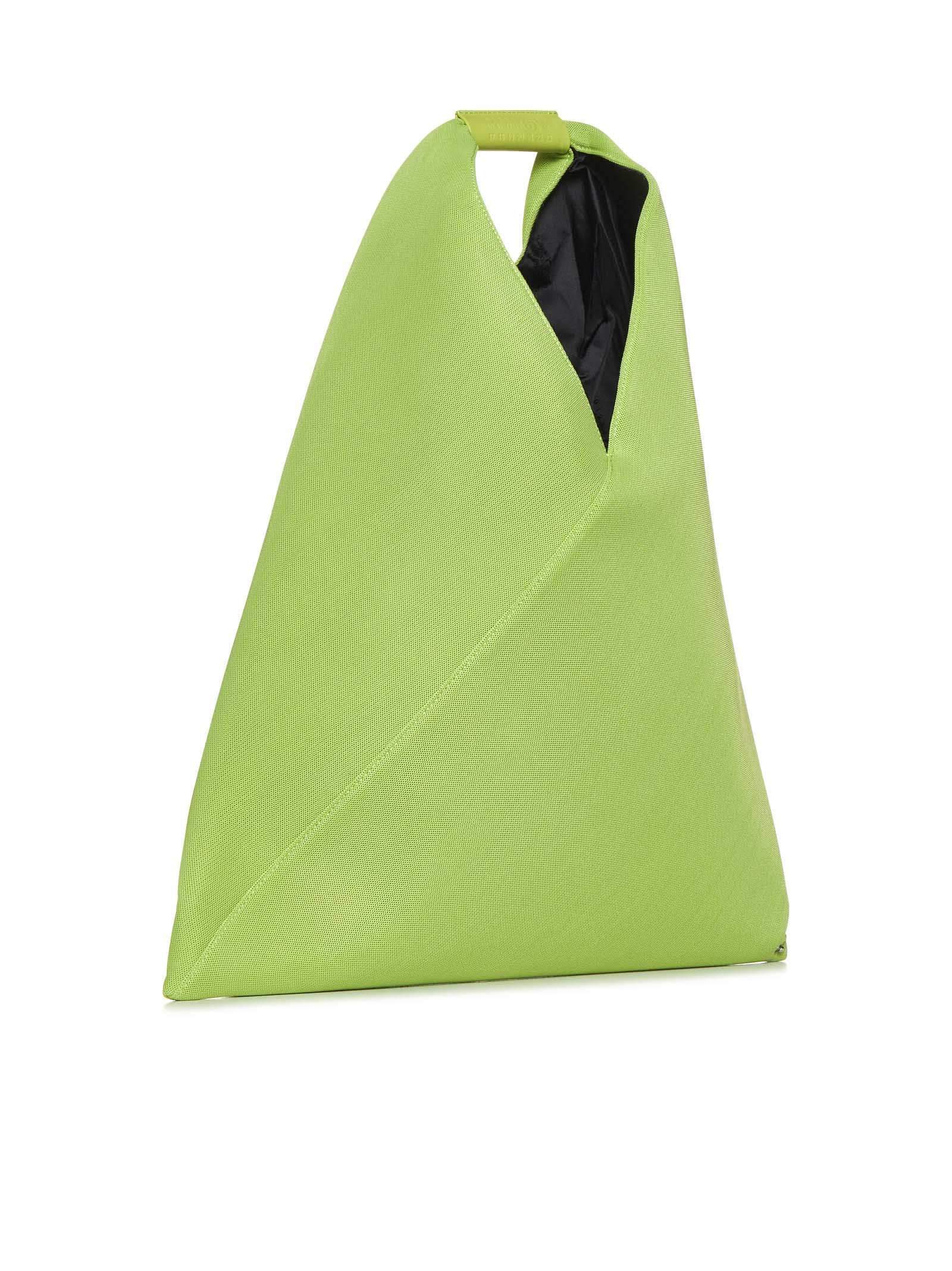 Shop Mm6 Maison Margiela Tote In Lime Green