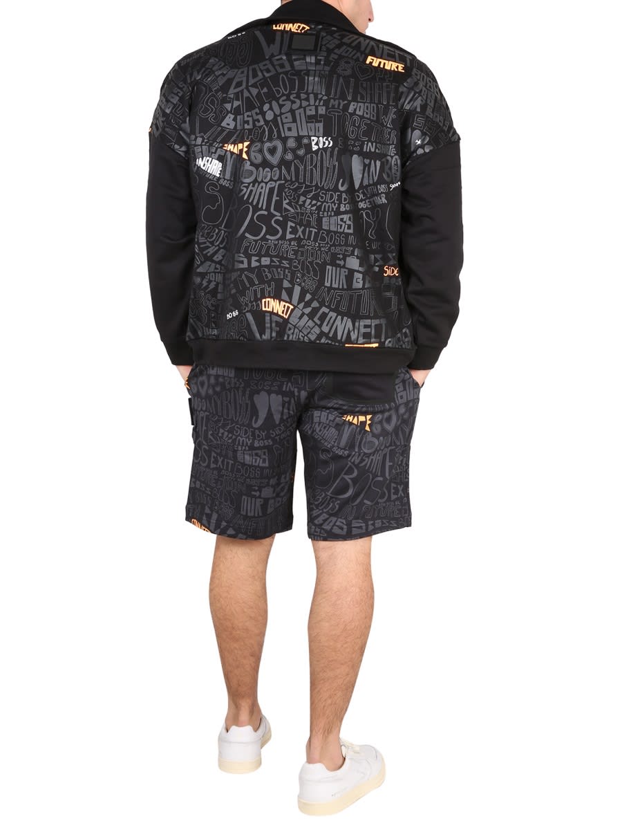 Hugo Boss Boss Sweatshirt With Logo In Black