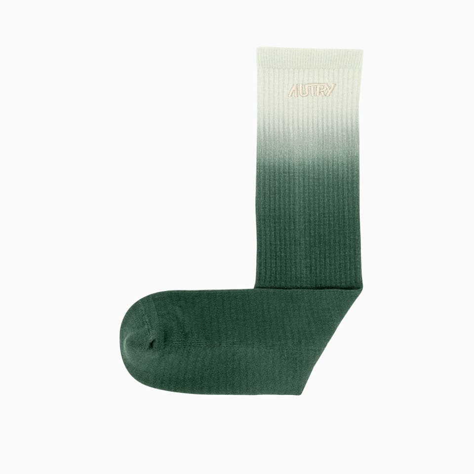 Shop Autry Main Socks In Accessories Gldn/grn