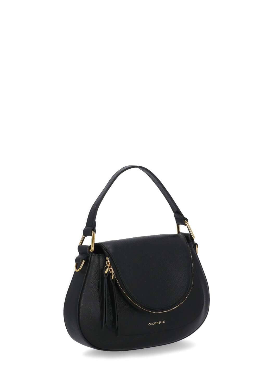 Coccinelle Sole Shoulder Bag In Black | ModeSens