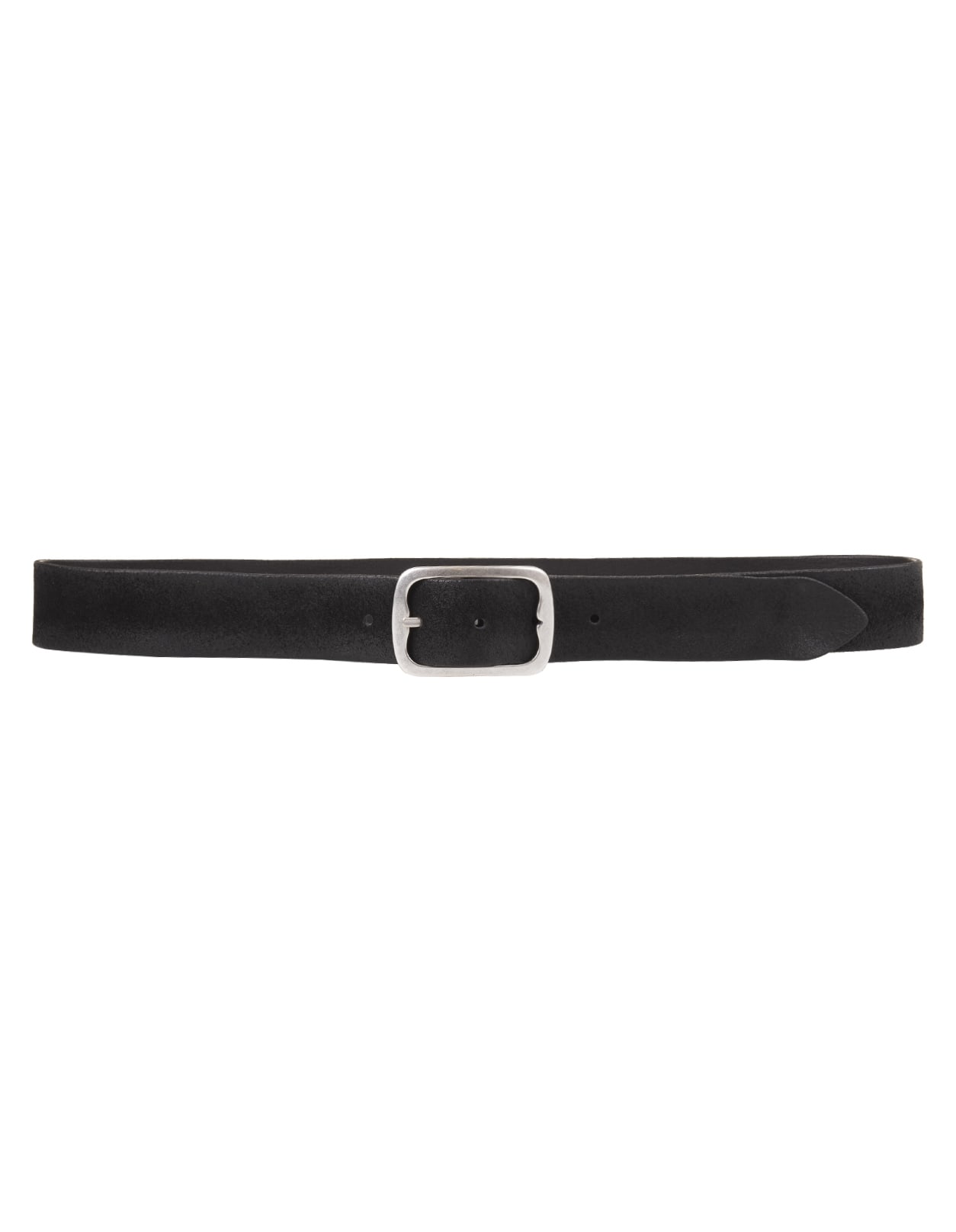 Shop Orciani Reversible Hunting Double Belt In Black Suede