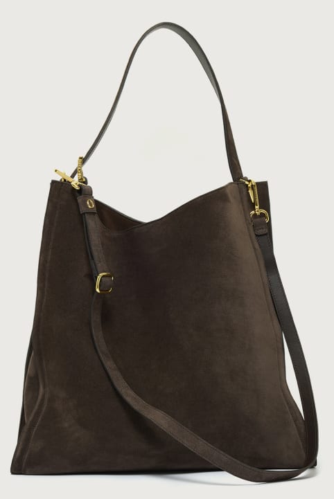 Orciani Borsa A Mano Peach+oro In Brown
