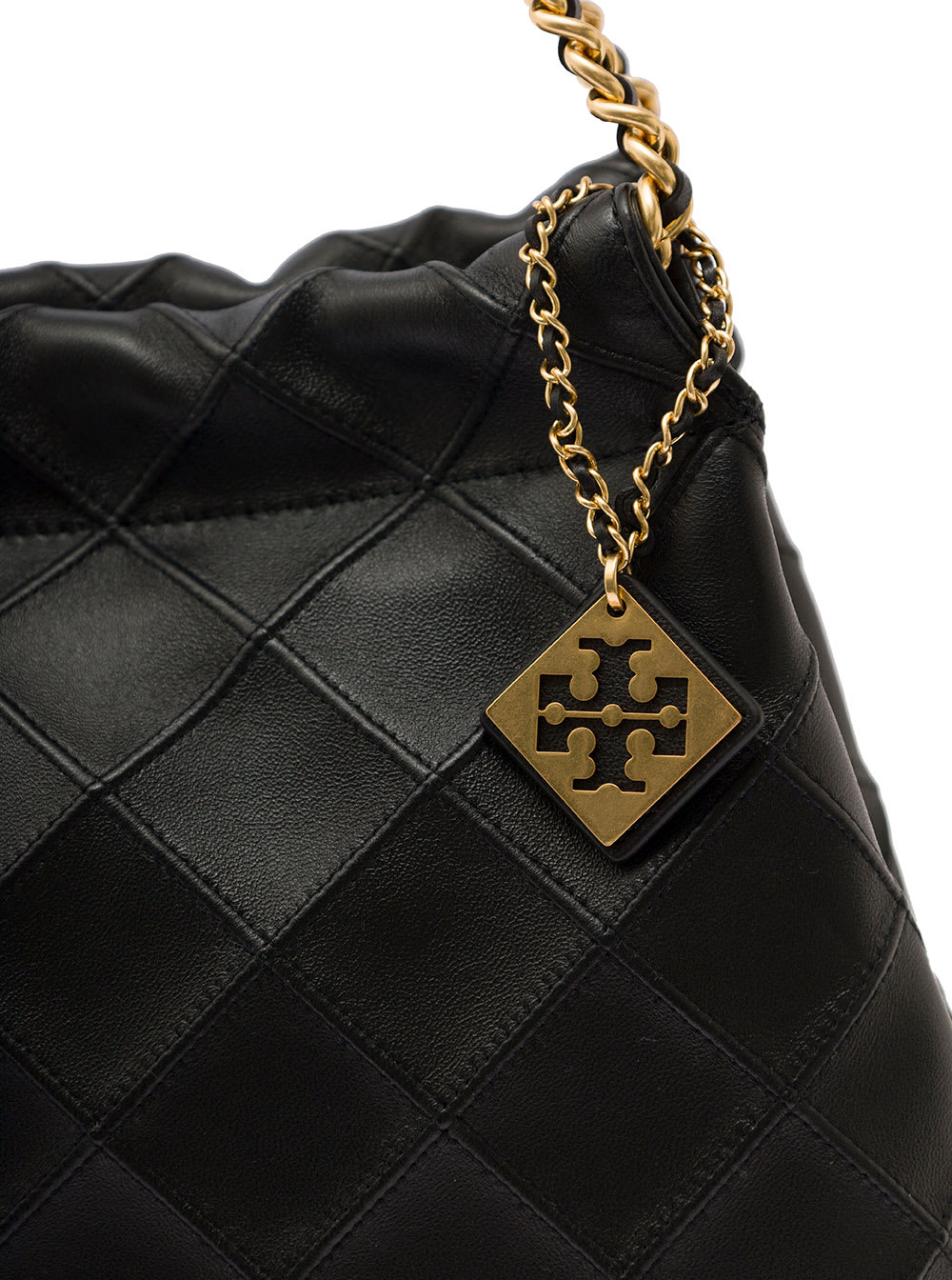 Shop Tory Burch Fleming Tote In Black