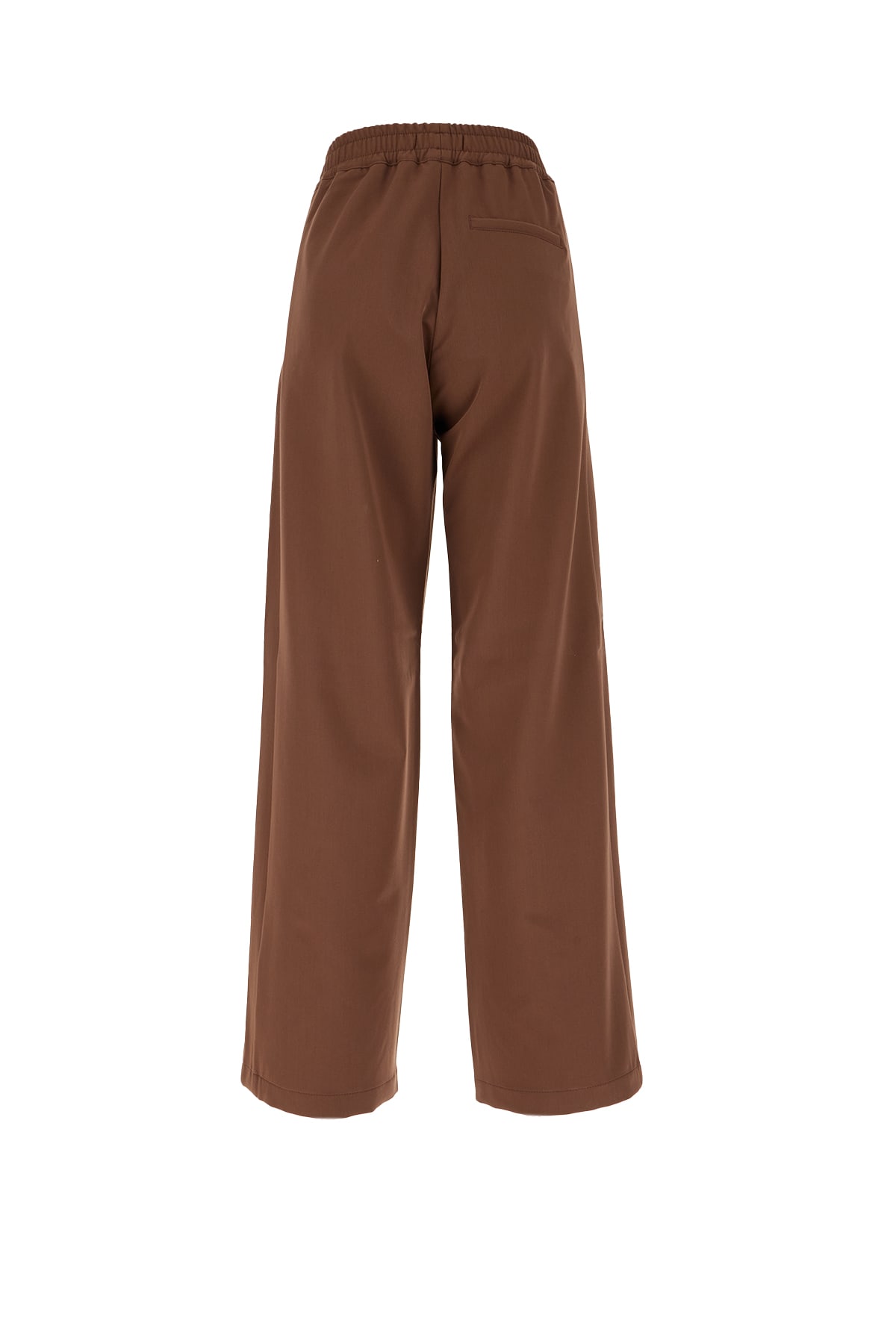 Cruna Elasticated Pants In Burgundy