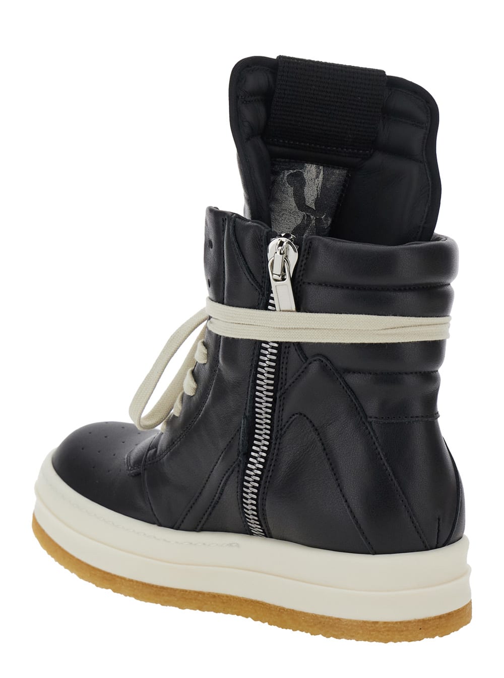 Rick Owens Creep Geobasket In Black