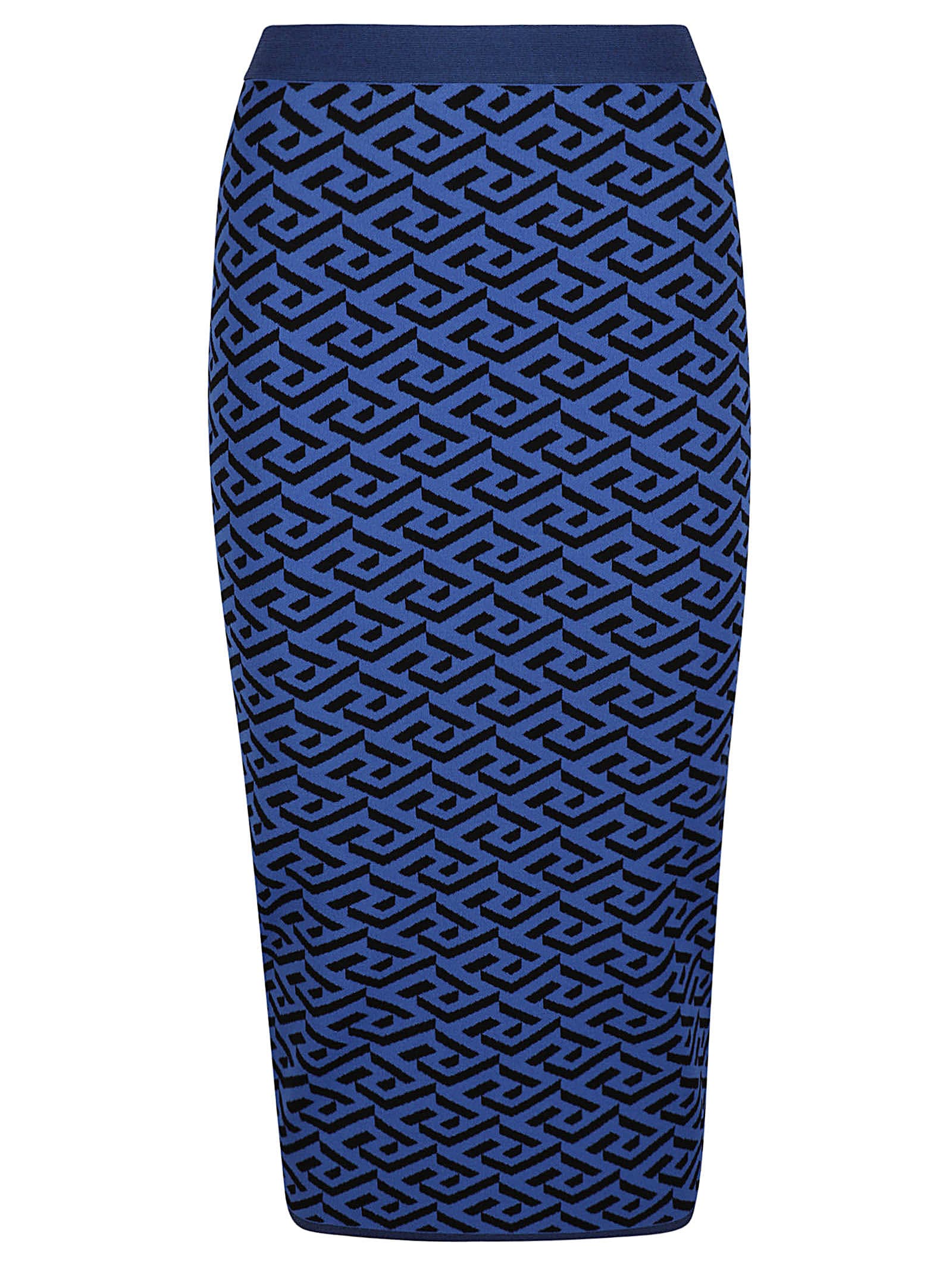Versace All-over Pattern Printed Skirt