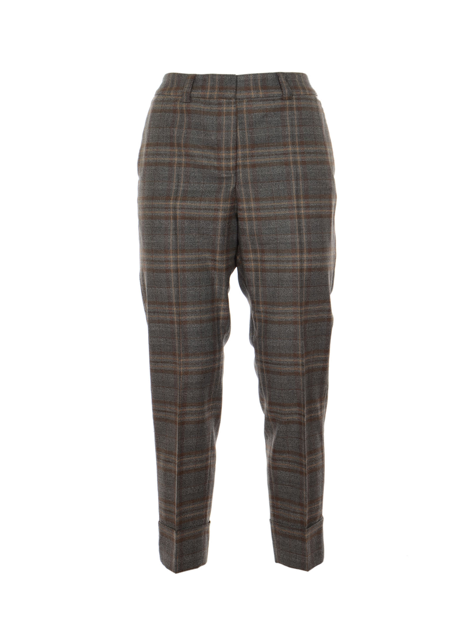 Peserico Checked Trousers