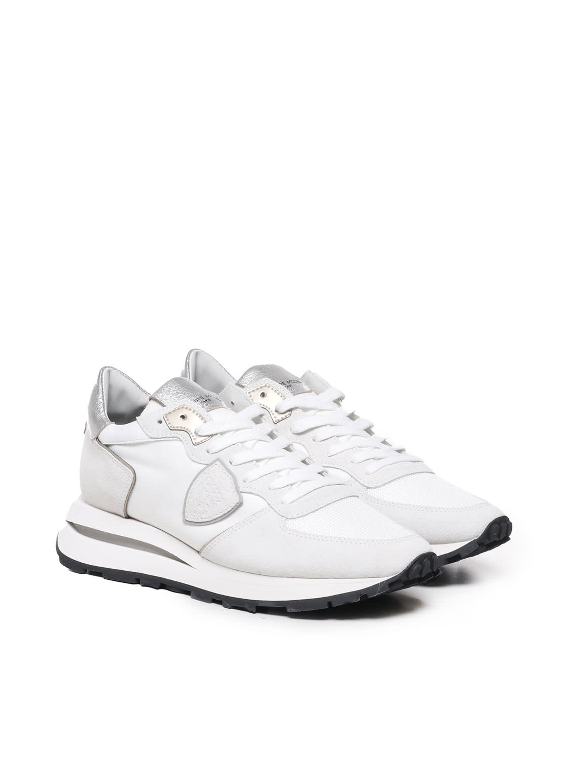 Shop Philippe Model Trpx Sneakers With Insert Design In White