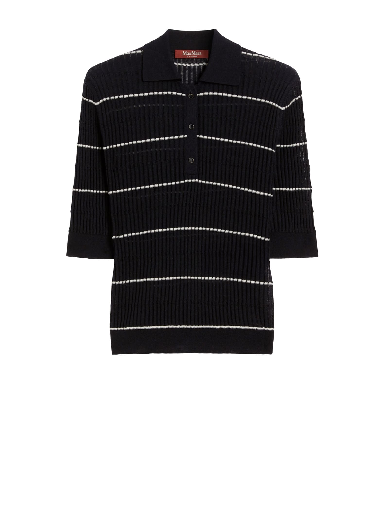 Max Mara Studio Sweaters Blue