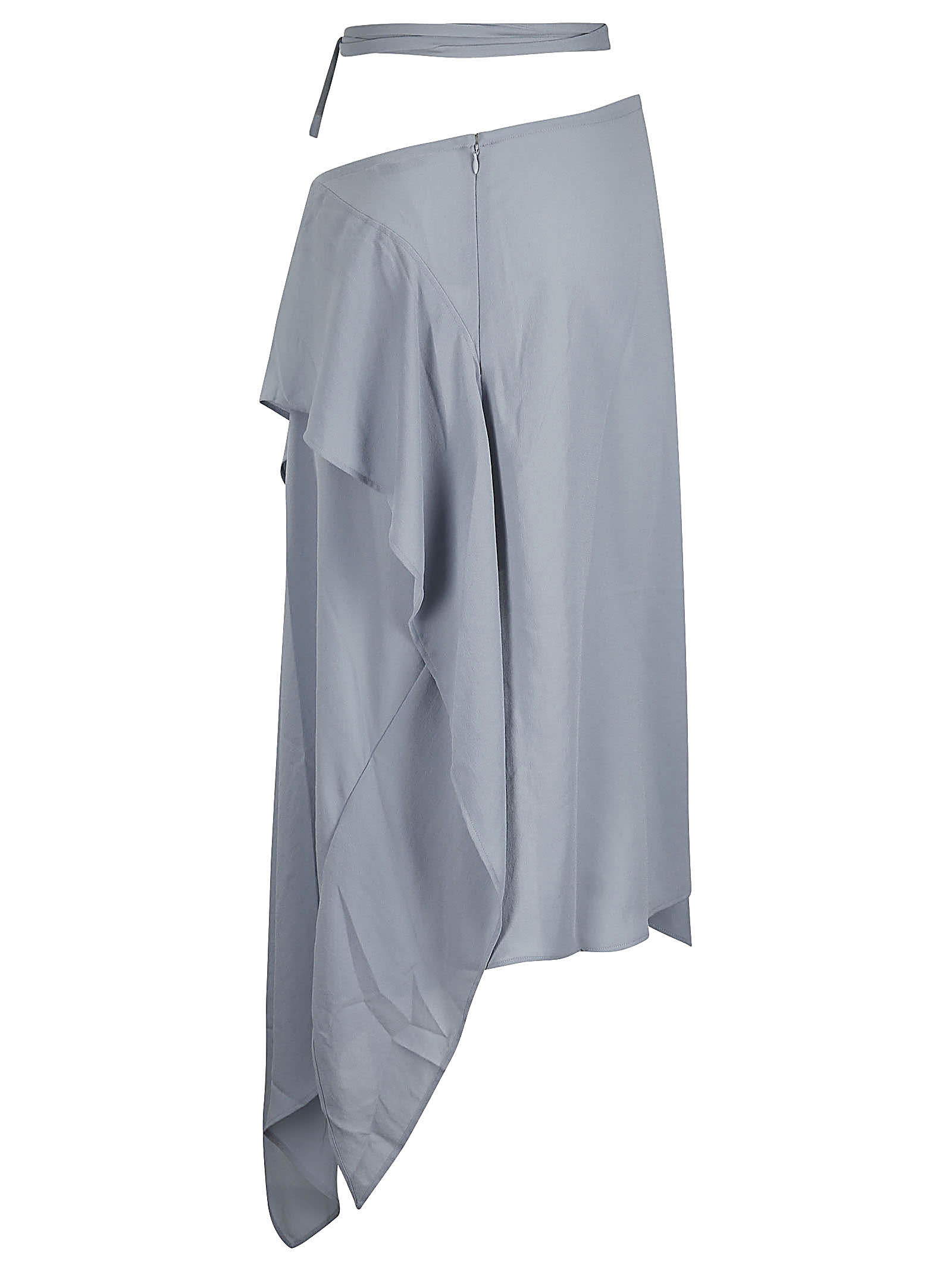 Acne Studios Draped Asymmetric Skirt In 228