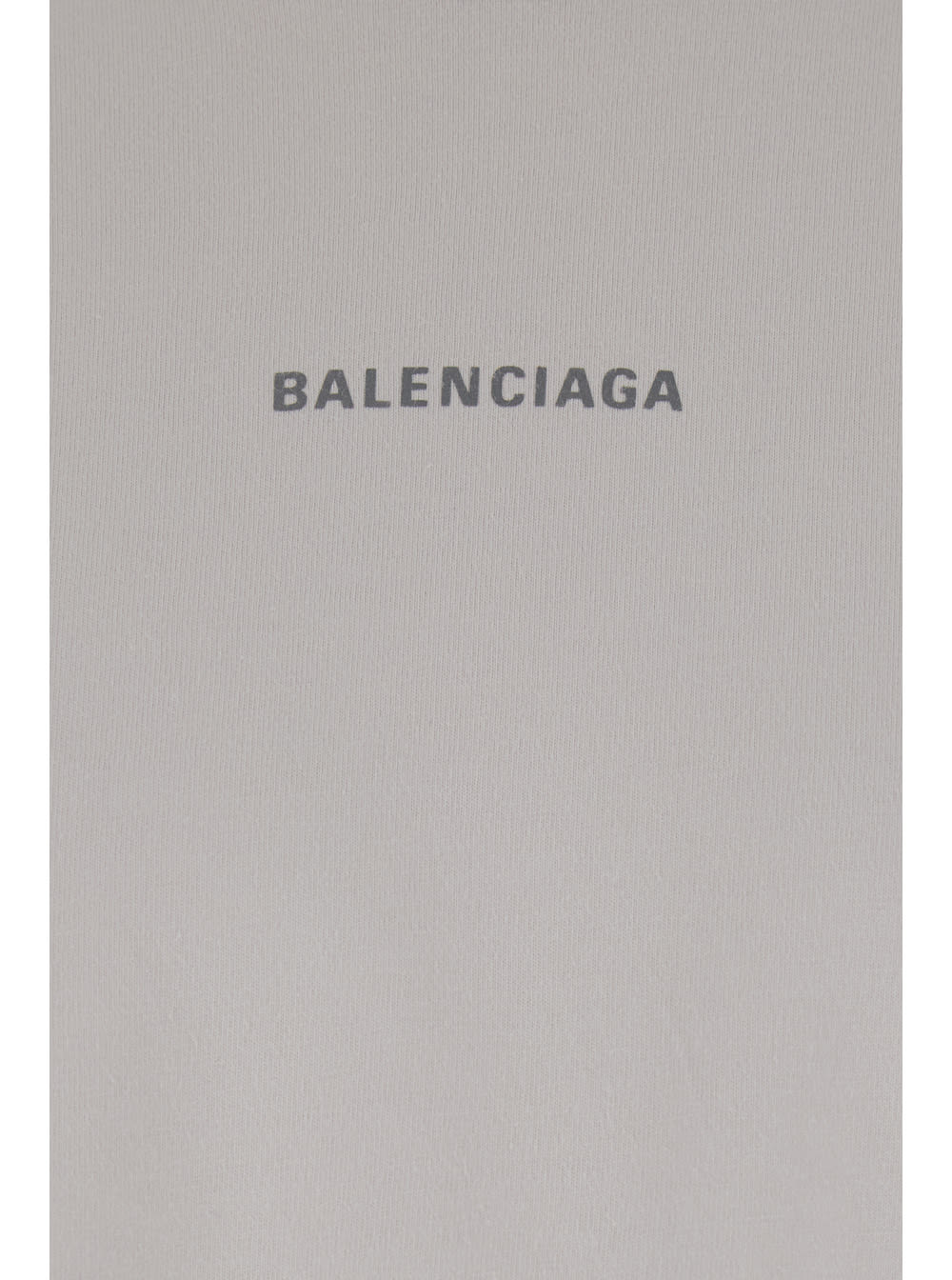 Shop Balenciaga Grey T-shirt With Logo Lettering In Jersey Man