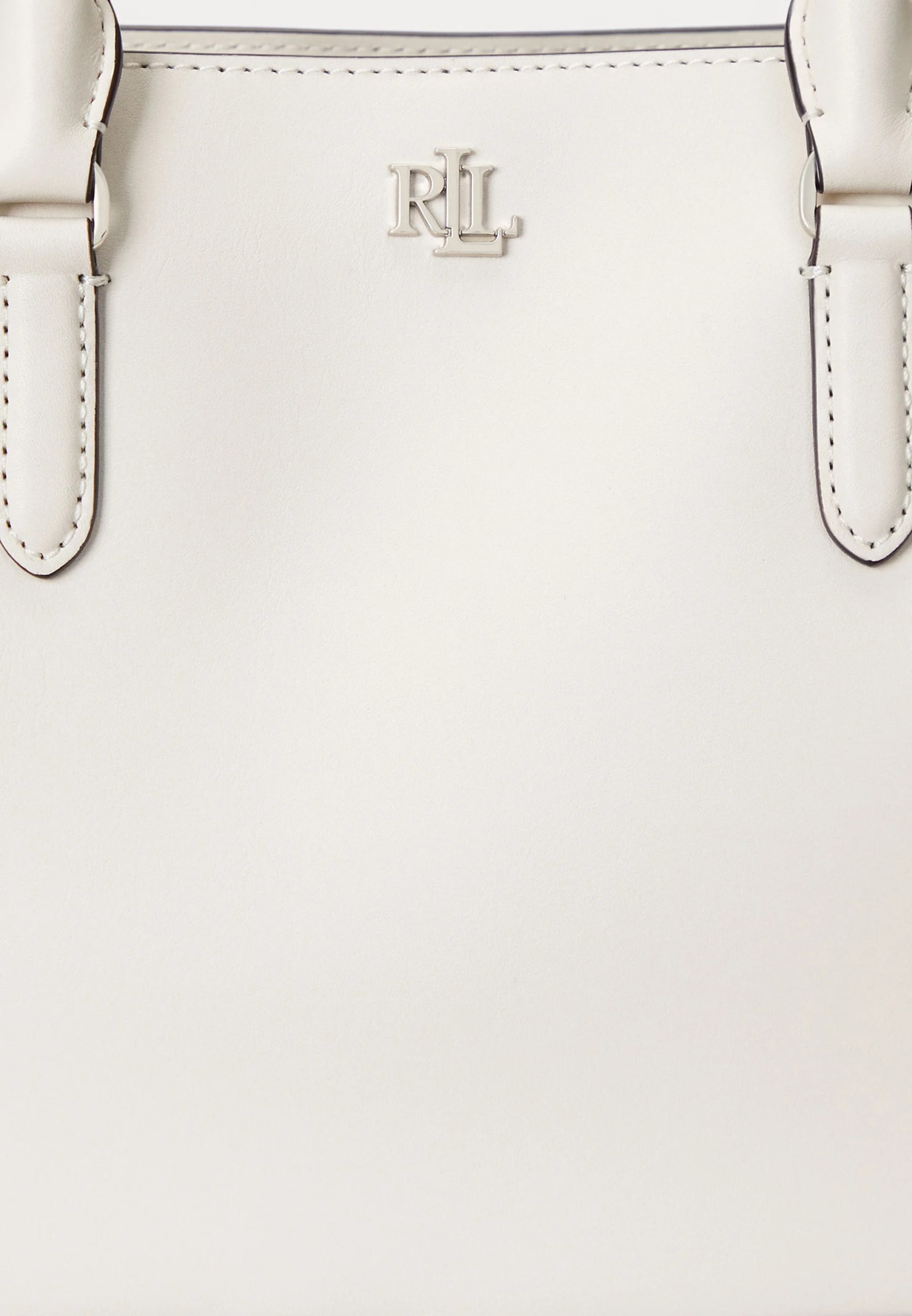 Shop Polo Ralph Lauren Marcy 26 Satchel Small In White