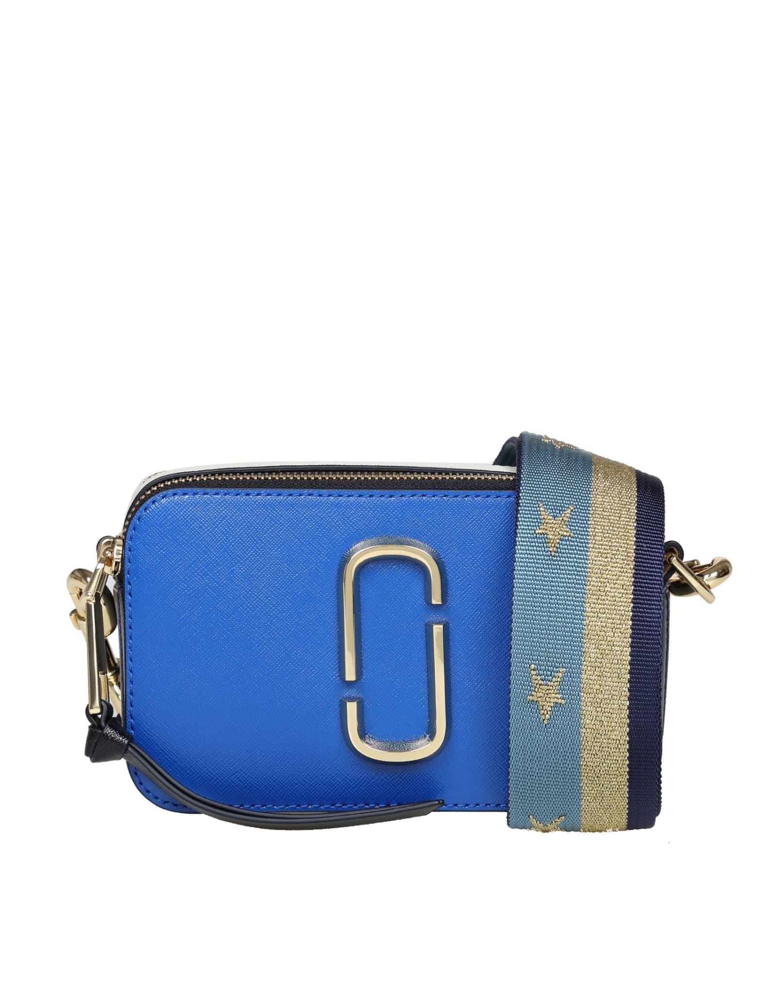 Marc Jacobs Snapshot In Leather Color Blue