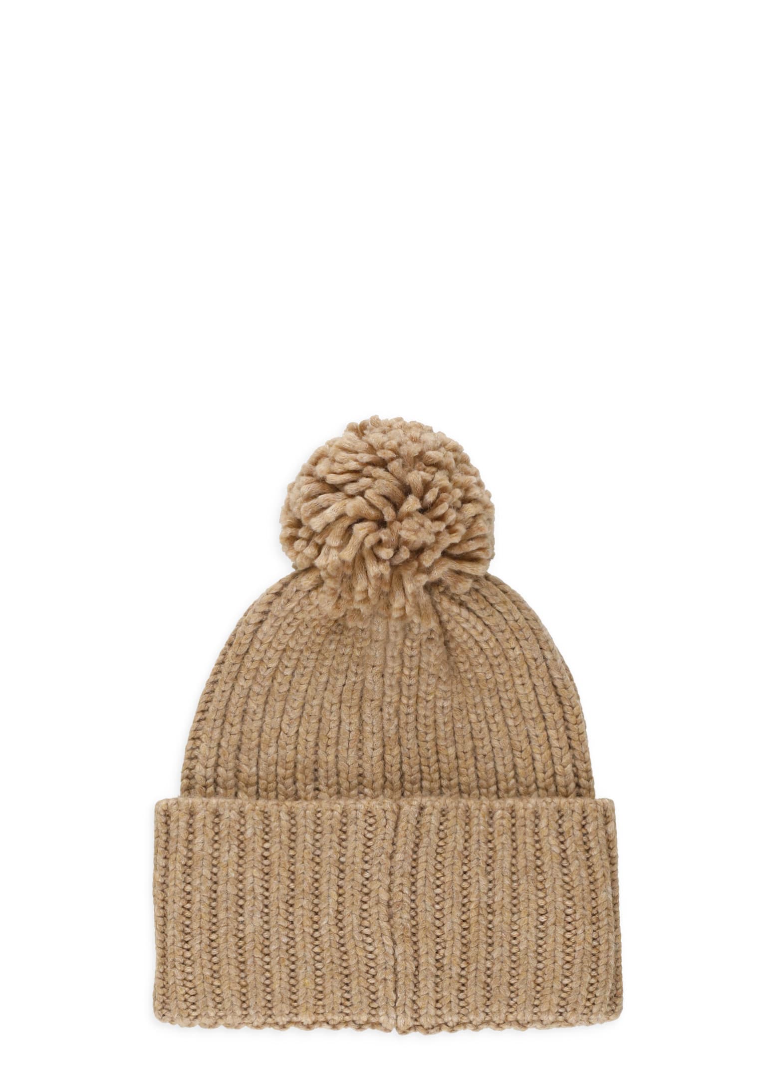 Shop Ugg Chunky Rib Beanie Hat In Beige