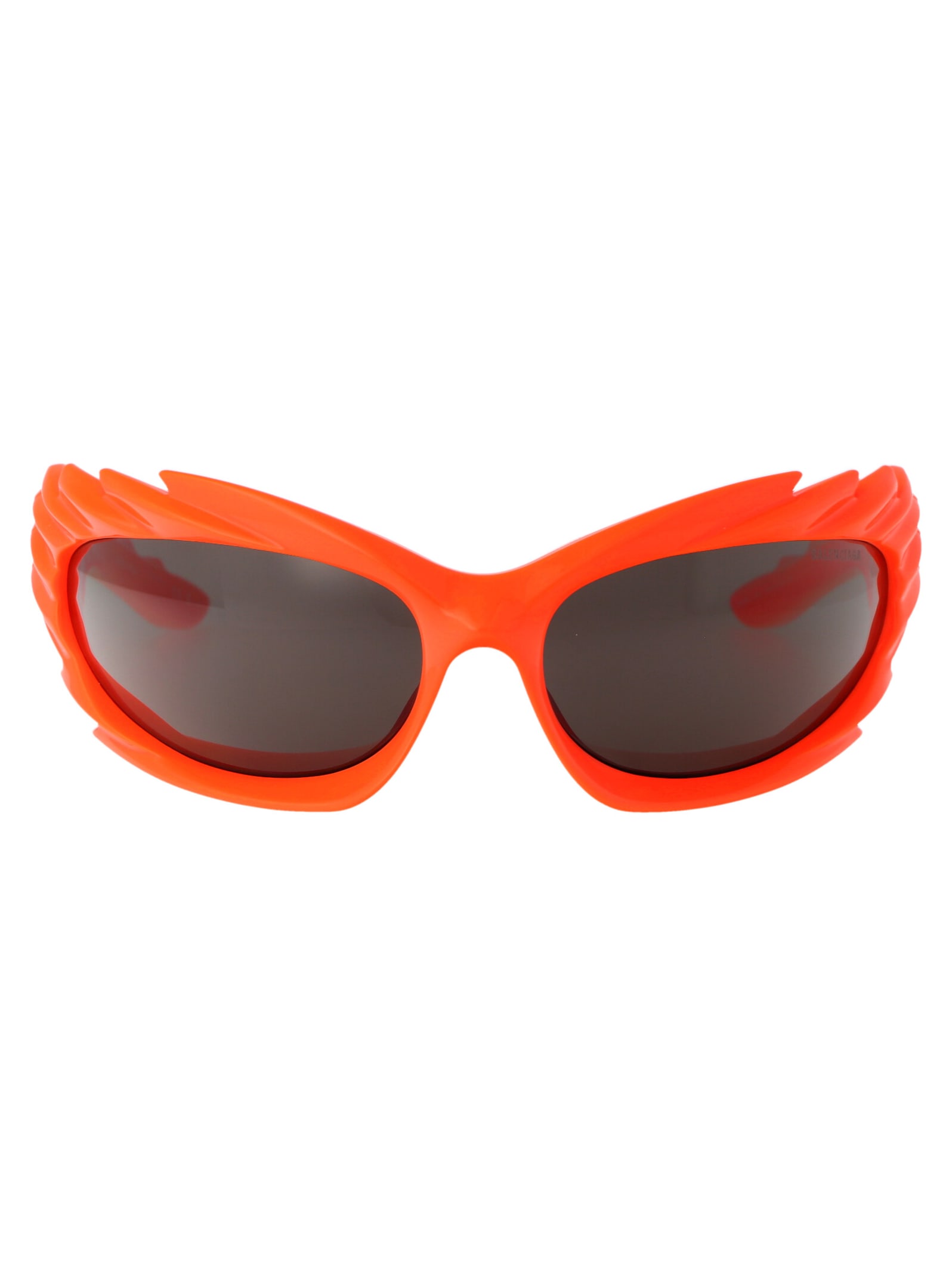 Shop Balenciaga Bb0255s Sunglasses In 005 Orange Orange Grey