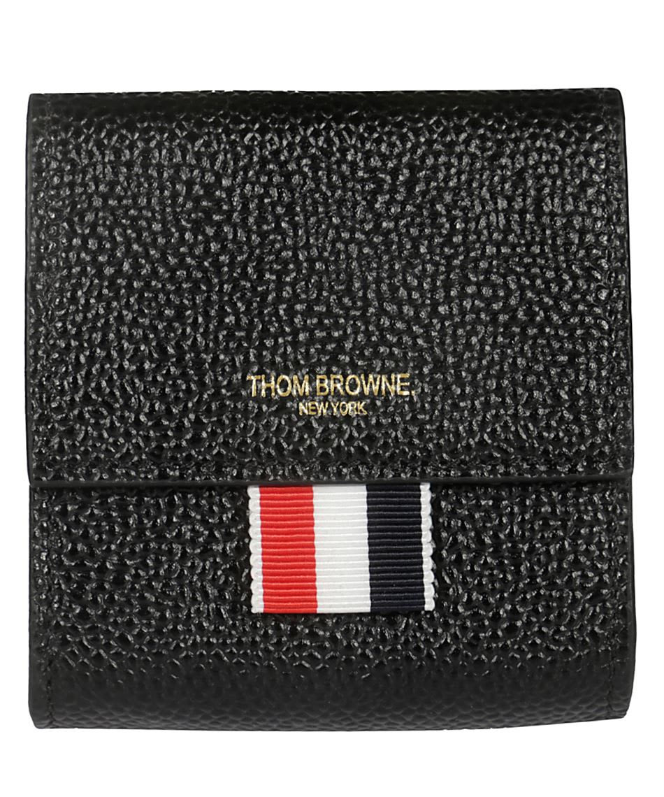 Thom Browne Grainy Leather Wallet In Black | ModeSens