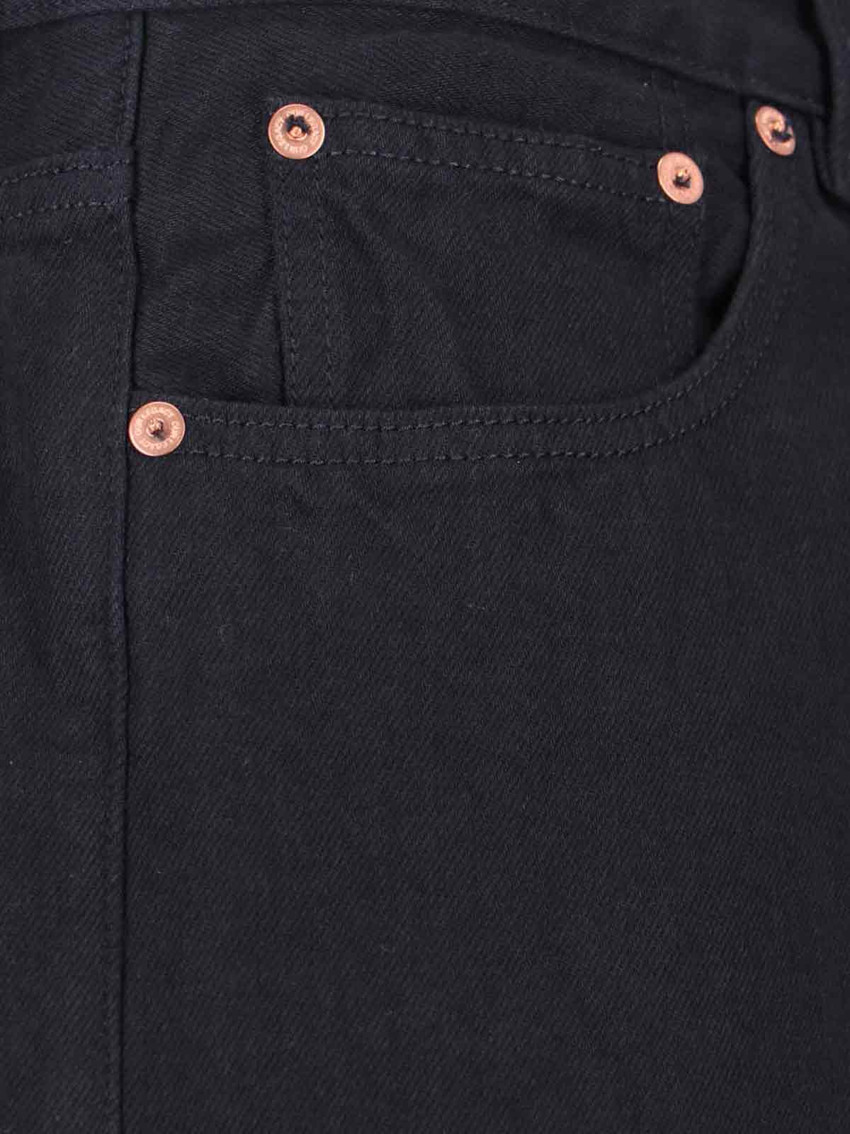 Our Legacy Straight Leg Five-pocket Trousers With Belt Loops In Black