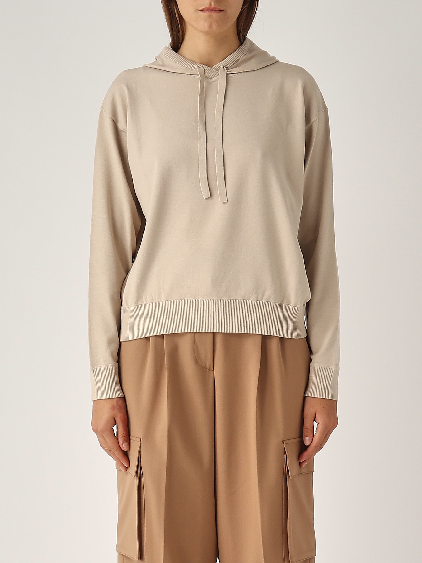 Shop Max Mara Tesoro Sweater In Beige