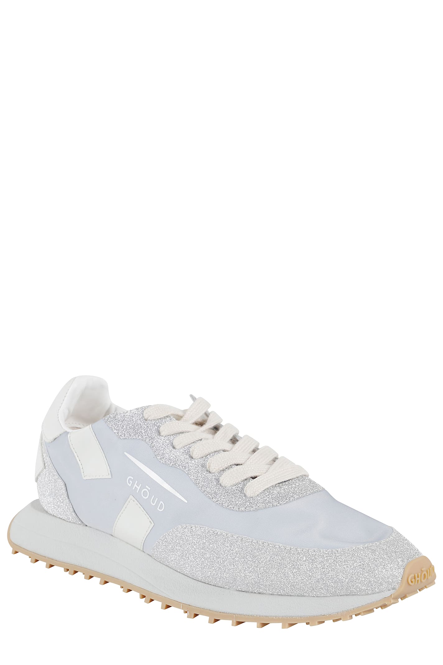 Ghoud Rush Starlight Monoblock Sneakers In Glitter Silver