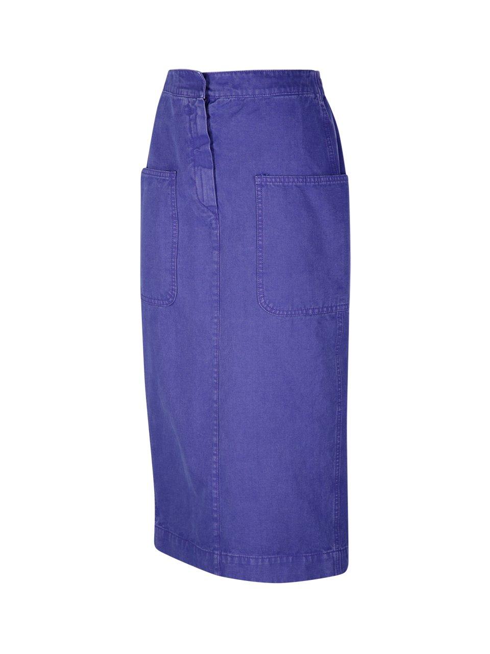 Shop Max Mara Mid Waist Pencil Skirt In Purple