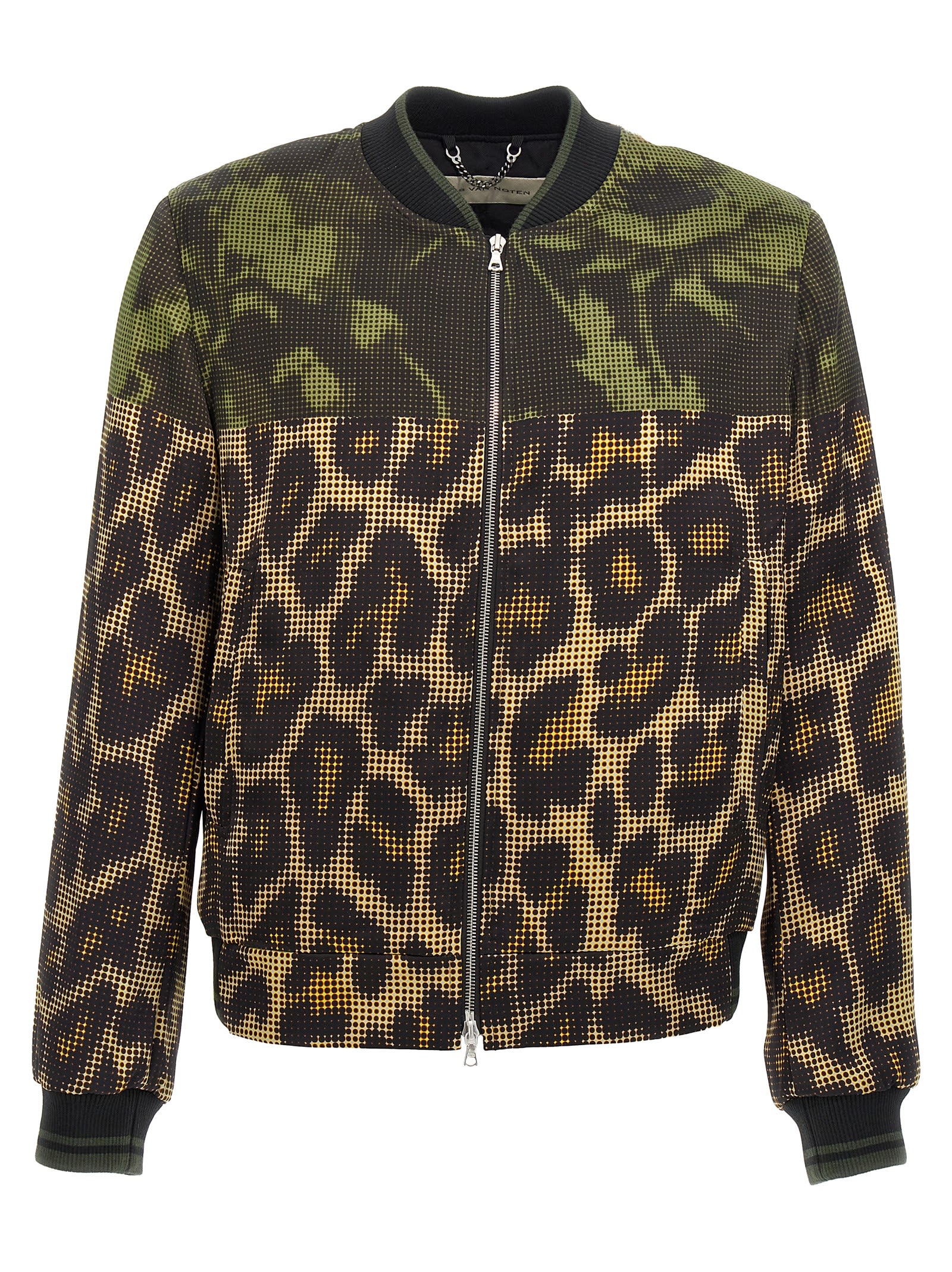 Shop Dries Van Noten Vanny Bomber Jacket In Multicolor