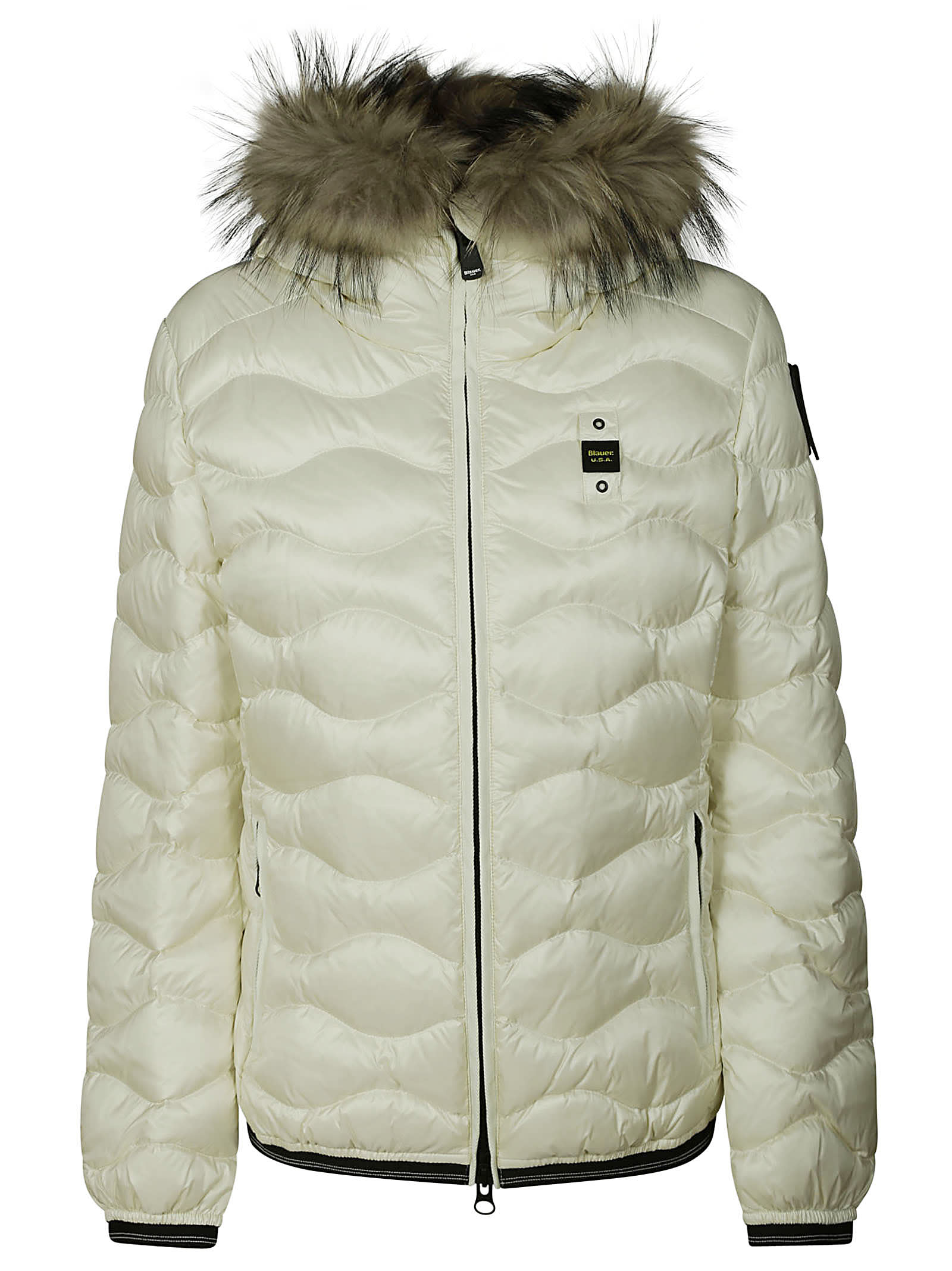 Blauer Furred Quilted Padded Jacket