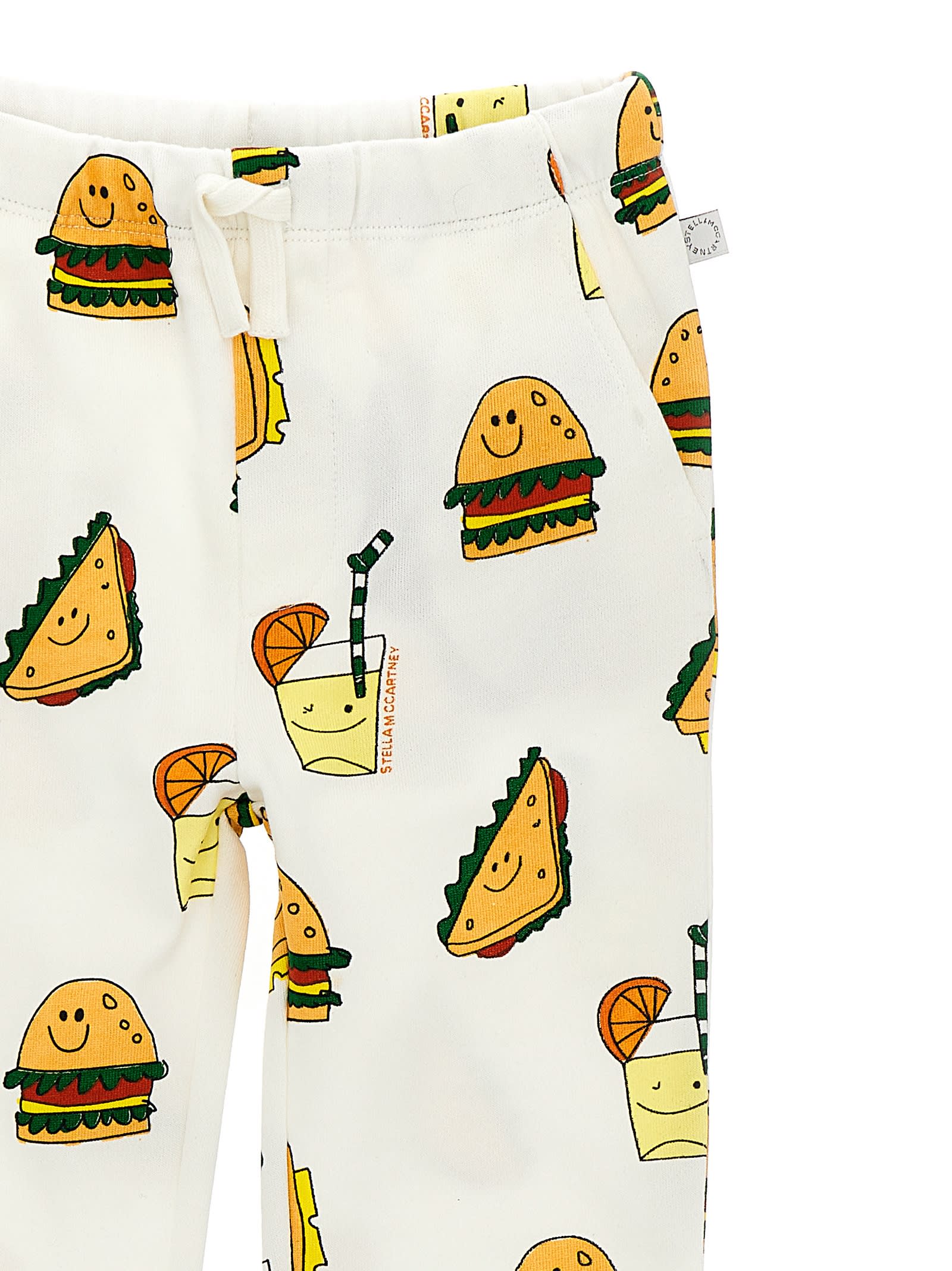 Stella Mccartney Press Joggers In Multicolor