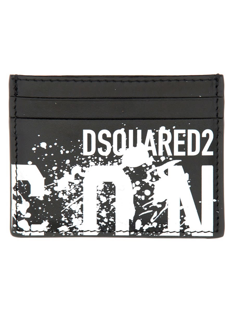 Shop Dsquared2 Card Holder Icon In Black