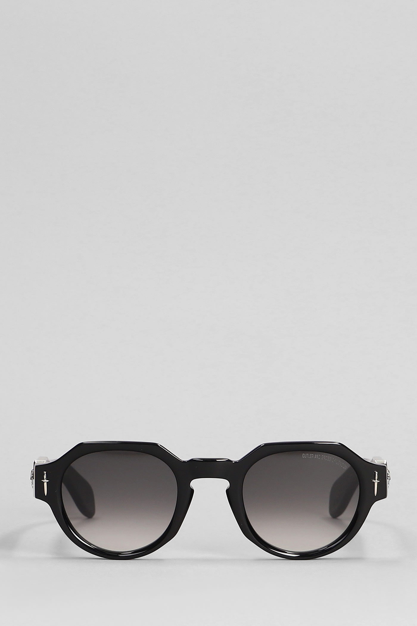 Shop Cutler And Gross The Great Frog Sunglasses In Black Acetate