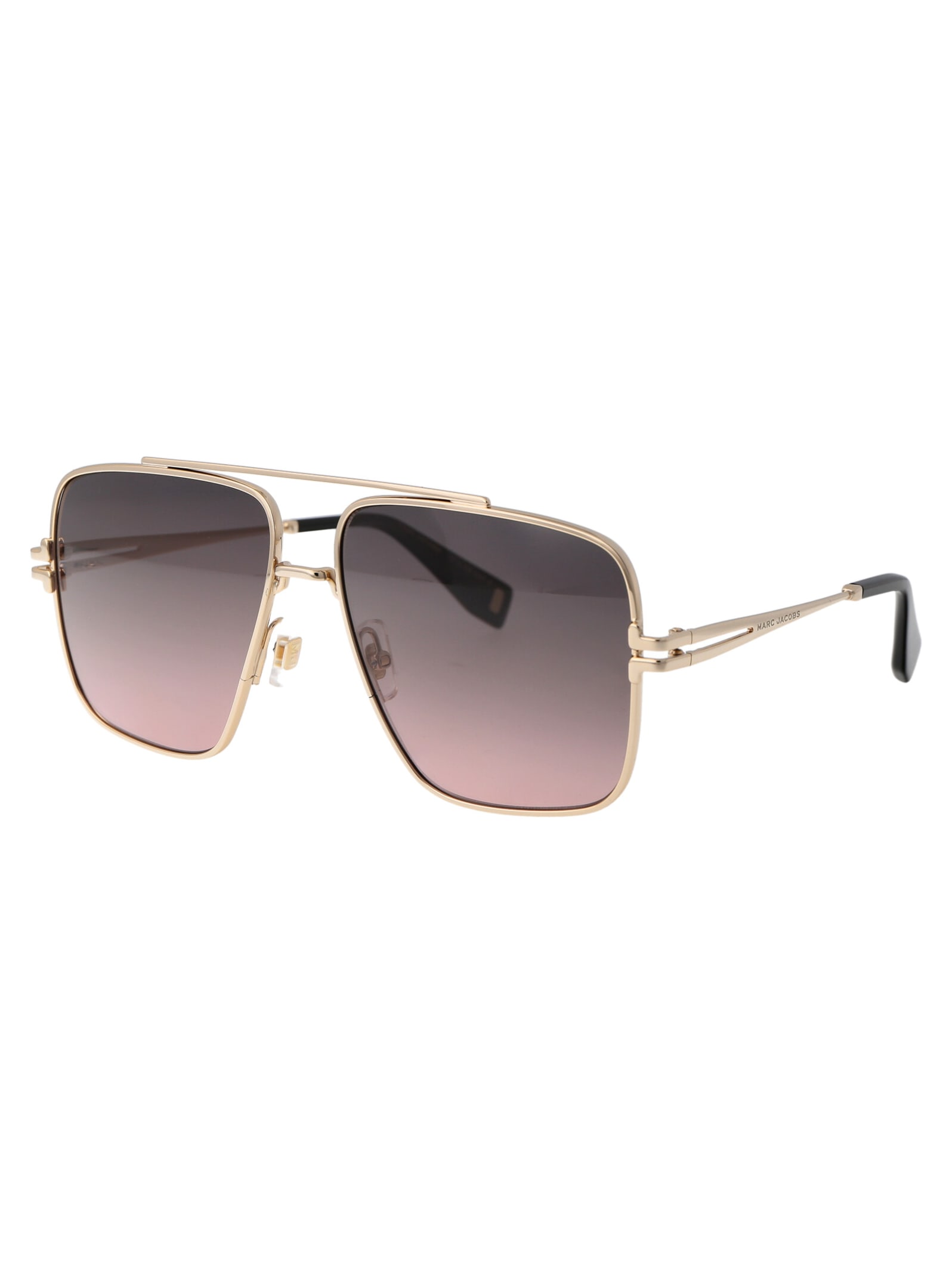 Shop Marc Jacobs Mj 1091/n/s Sunglasses In Rhlm2 Gold Black