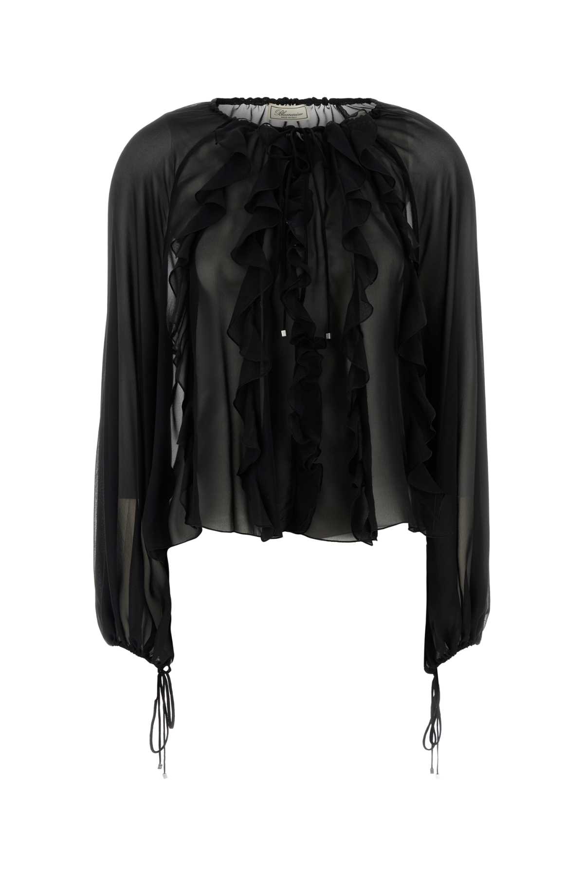 Black Silk Blouse