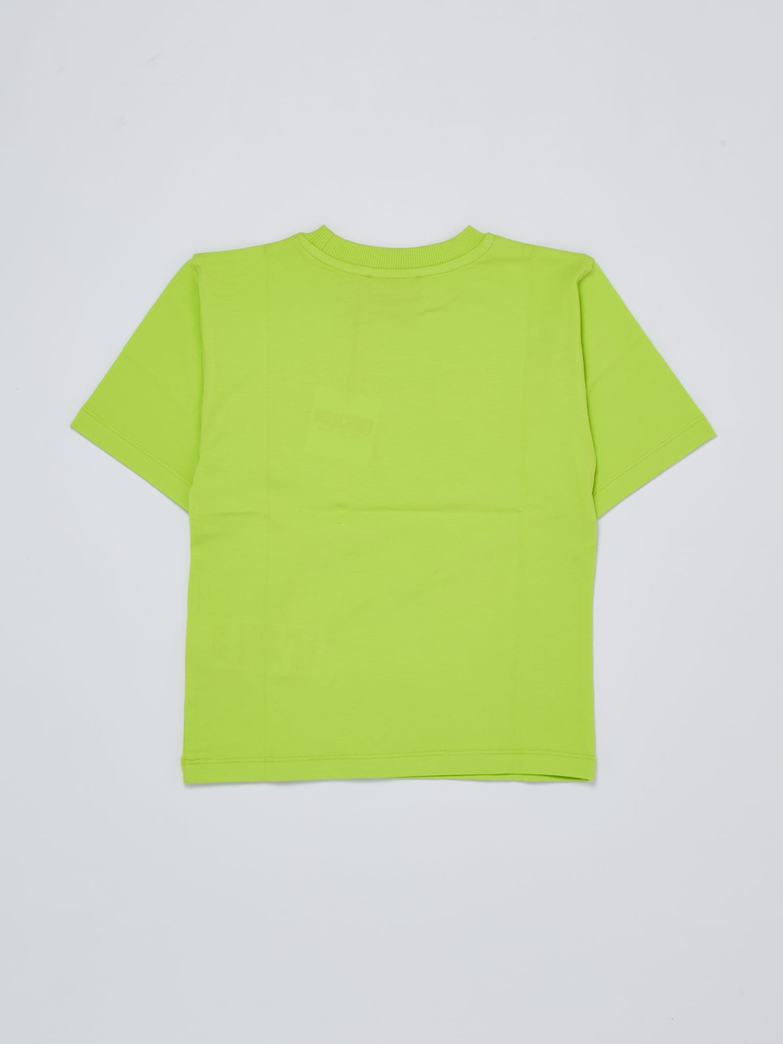 Shop Moschino T-shirt T-shirt In Lime