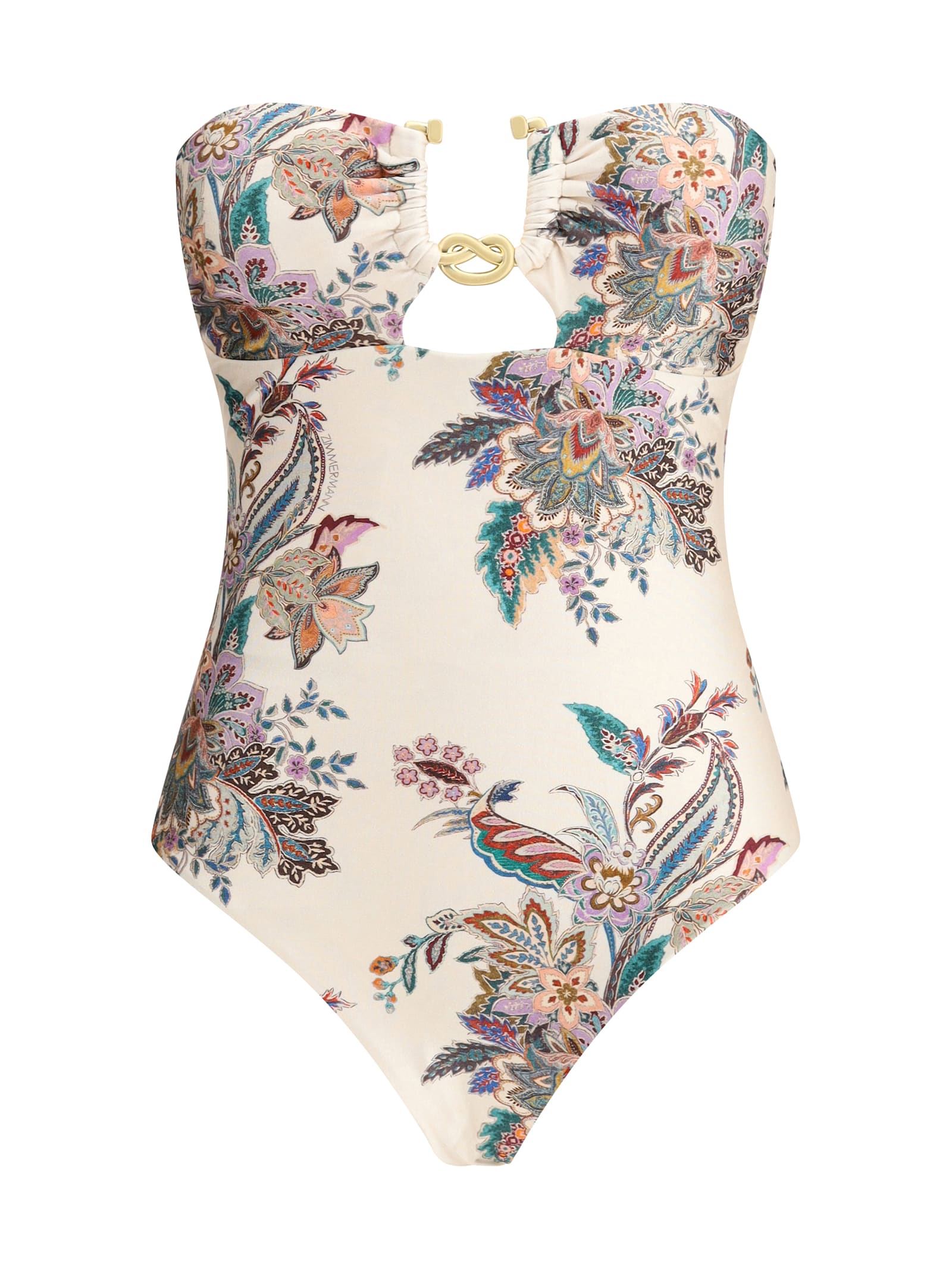 Zimmermann Off-the-shoulder Ascension Swimsuit