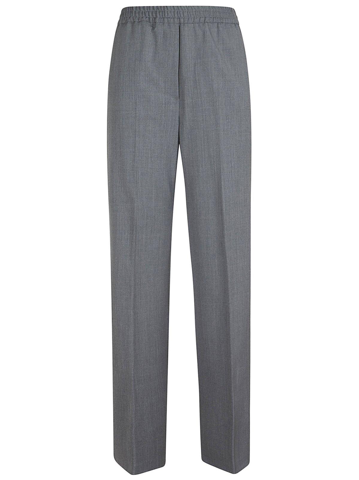 High Waist Straight Leg Trousers