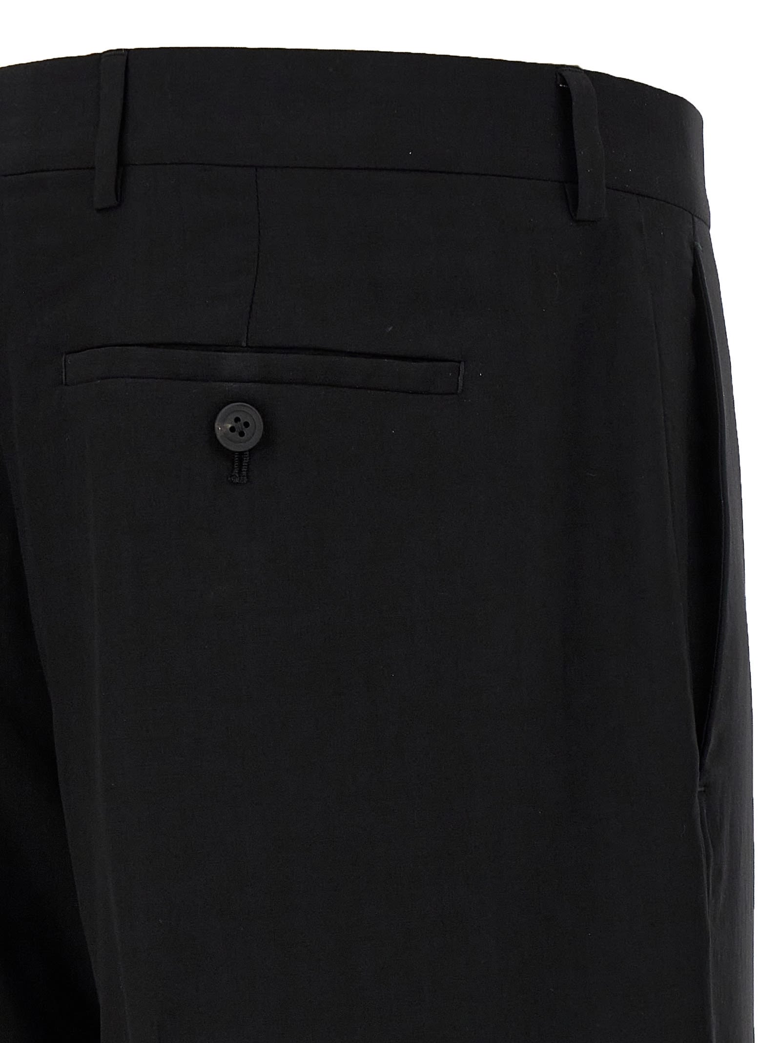 Rick Owens Black Tailored Dietrich Pants