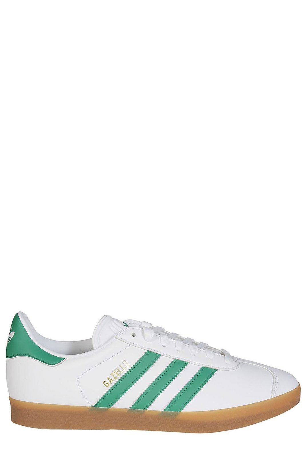 Shop Adidas Originals Gazelle Low-top Sneakers In Bianco