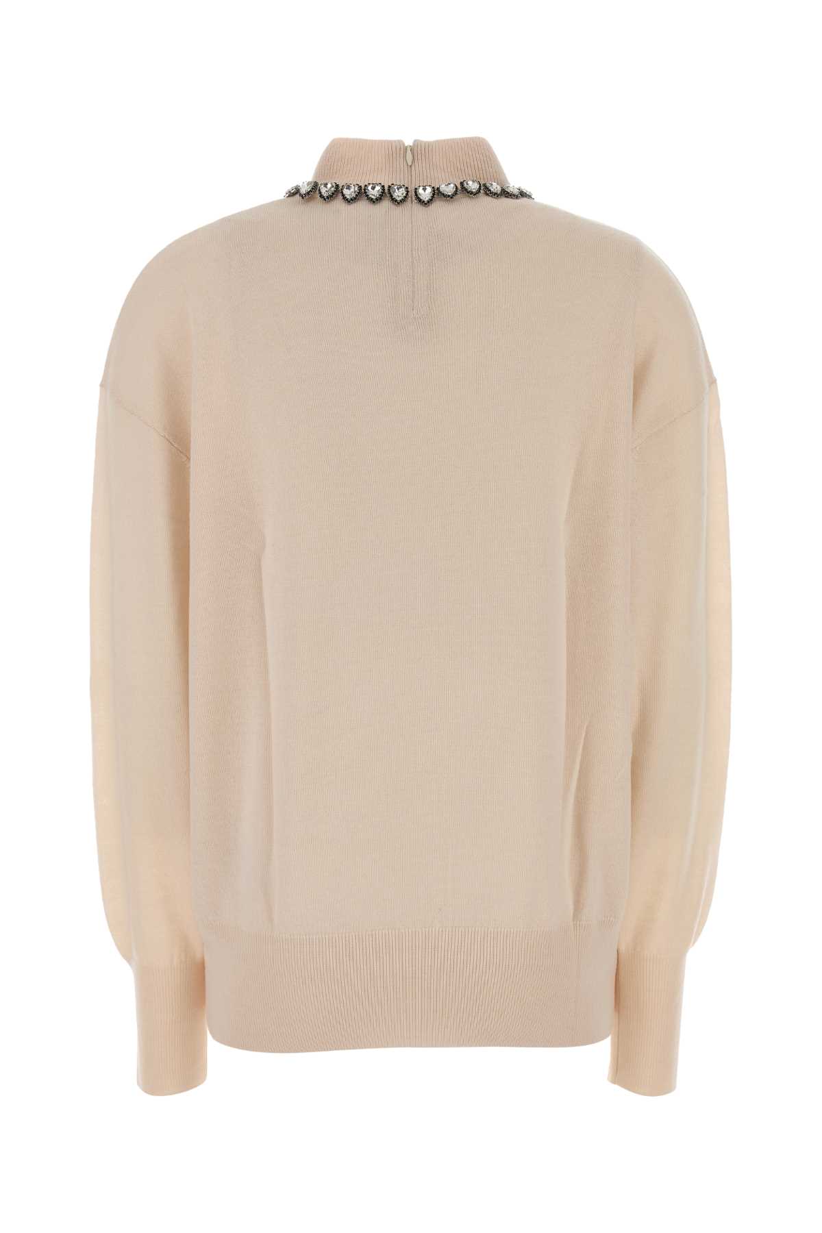 Zimmermann Skin Pink Wool Hypnotic Sweater In Neutral