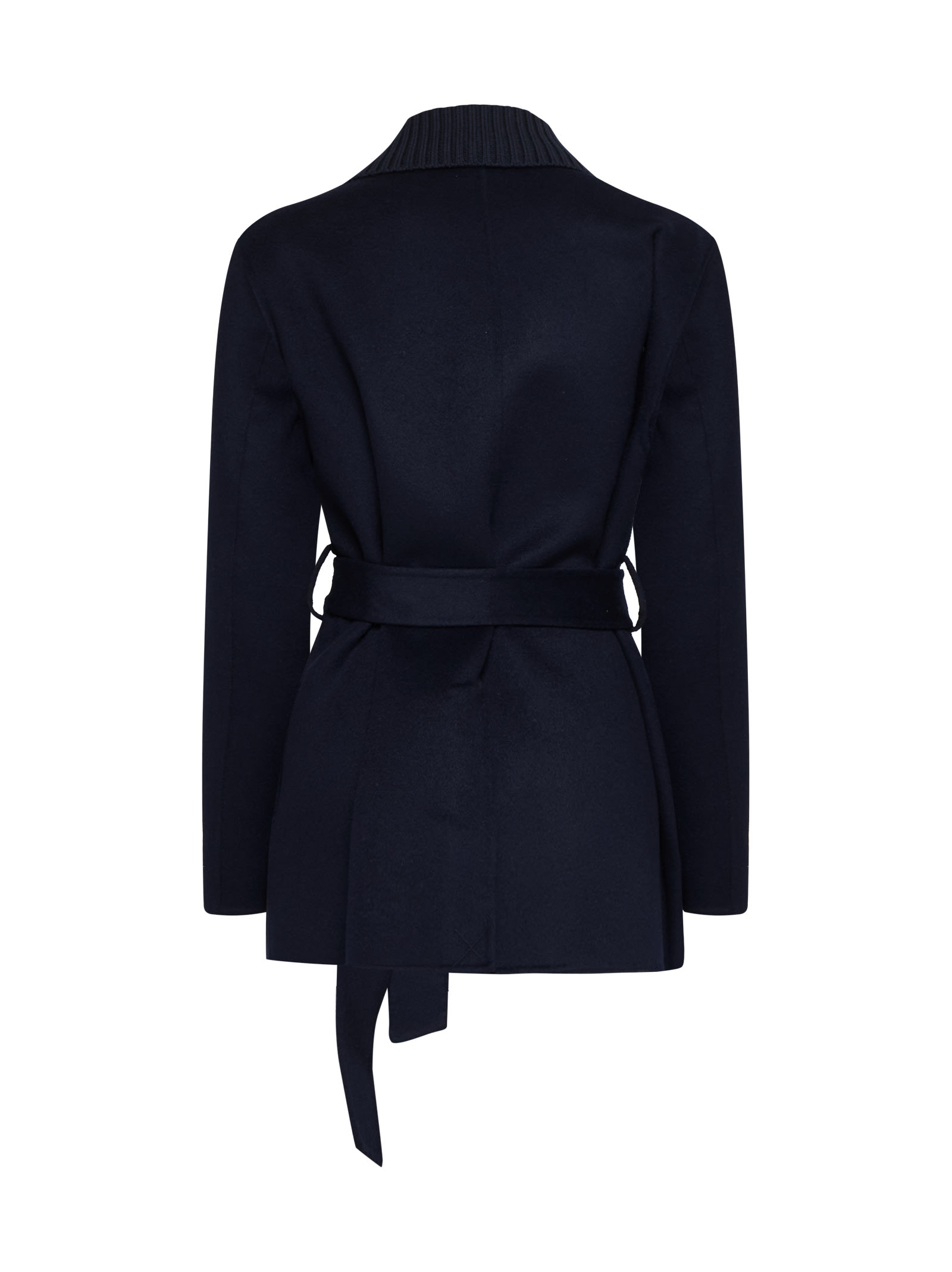 Shop P.a.r.o.s.h Coat In Blue