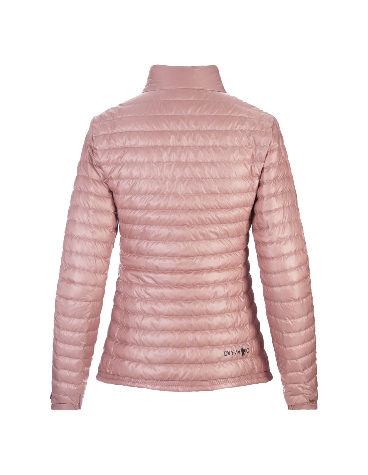 Shop Moncler Light Pink Pontaix Short Down Jacket