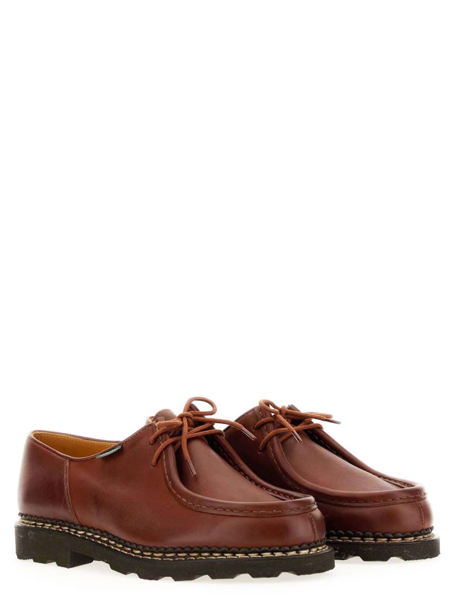 Shop Paraboot Lace-up Michael In Brown