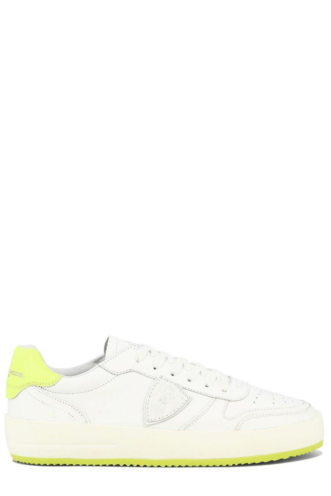 Lyon Logo-patch Lace-up Sneakers Philippe Model