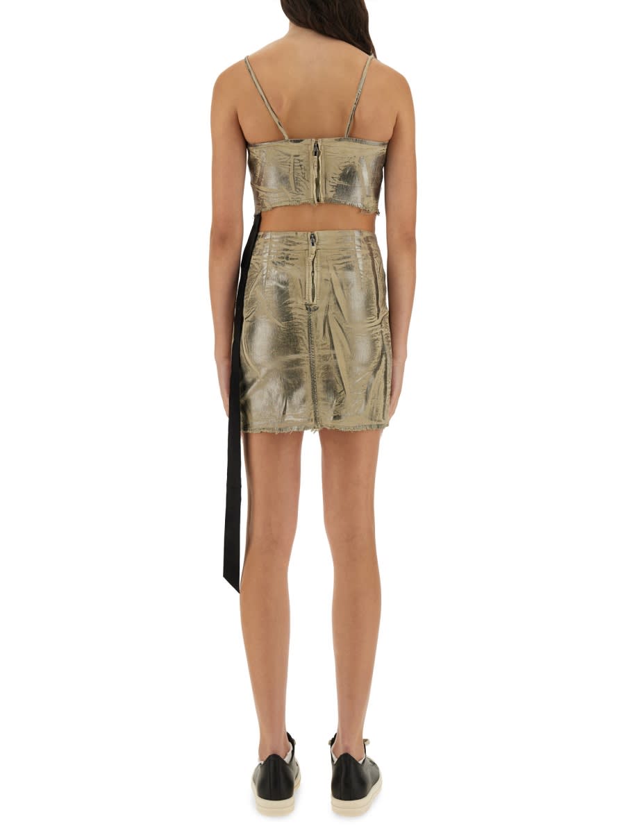 Drkshdw Top Minimal In Gold