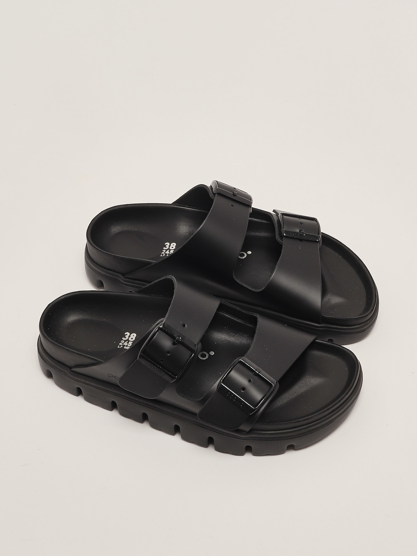 Birkenstock Arizona Chunky Exquisite Black Sandal In Black