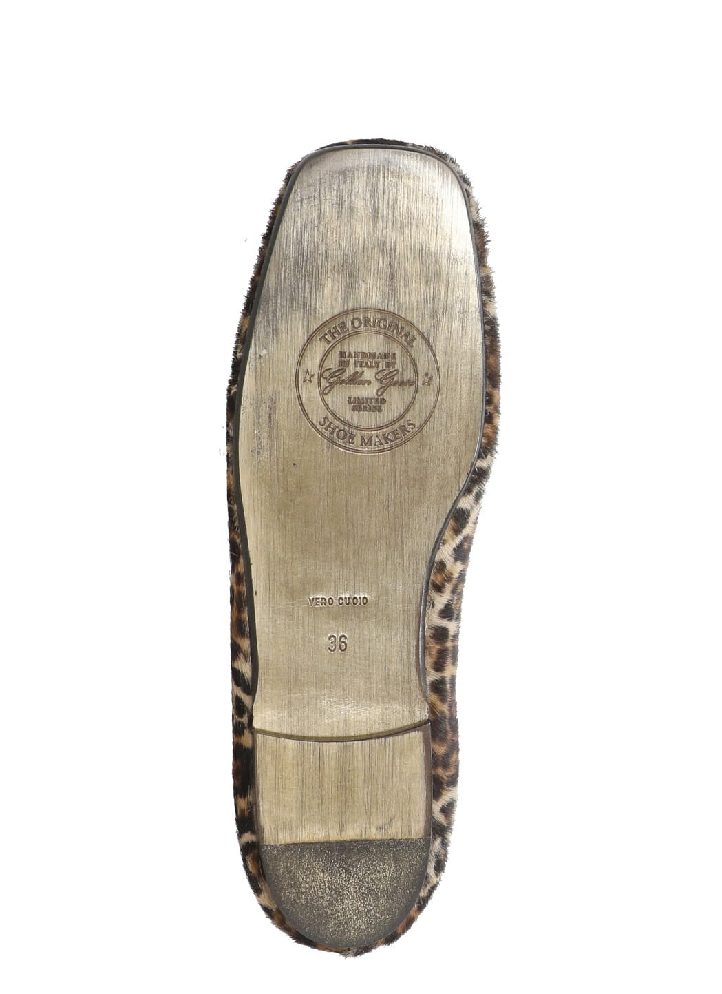 Golden Goose Animalier Ballet Shoes In Brown