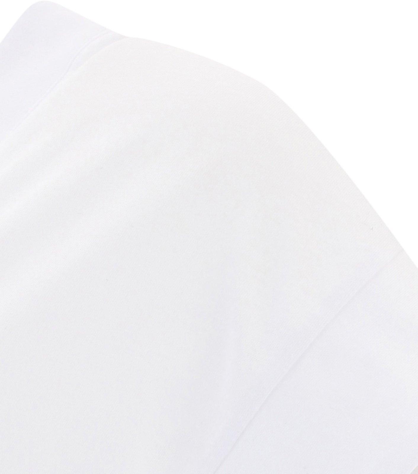 Shop Frame Le Mid Rise V-neck T-shirt In Bianco