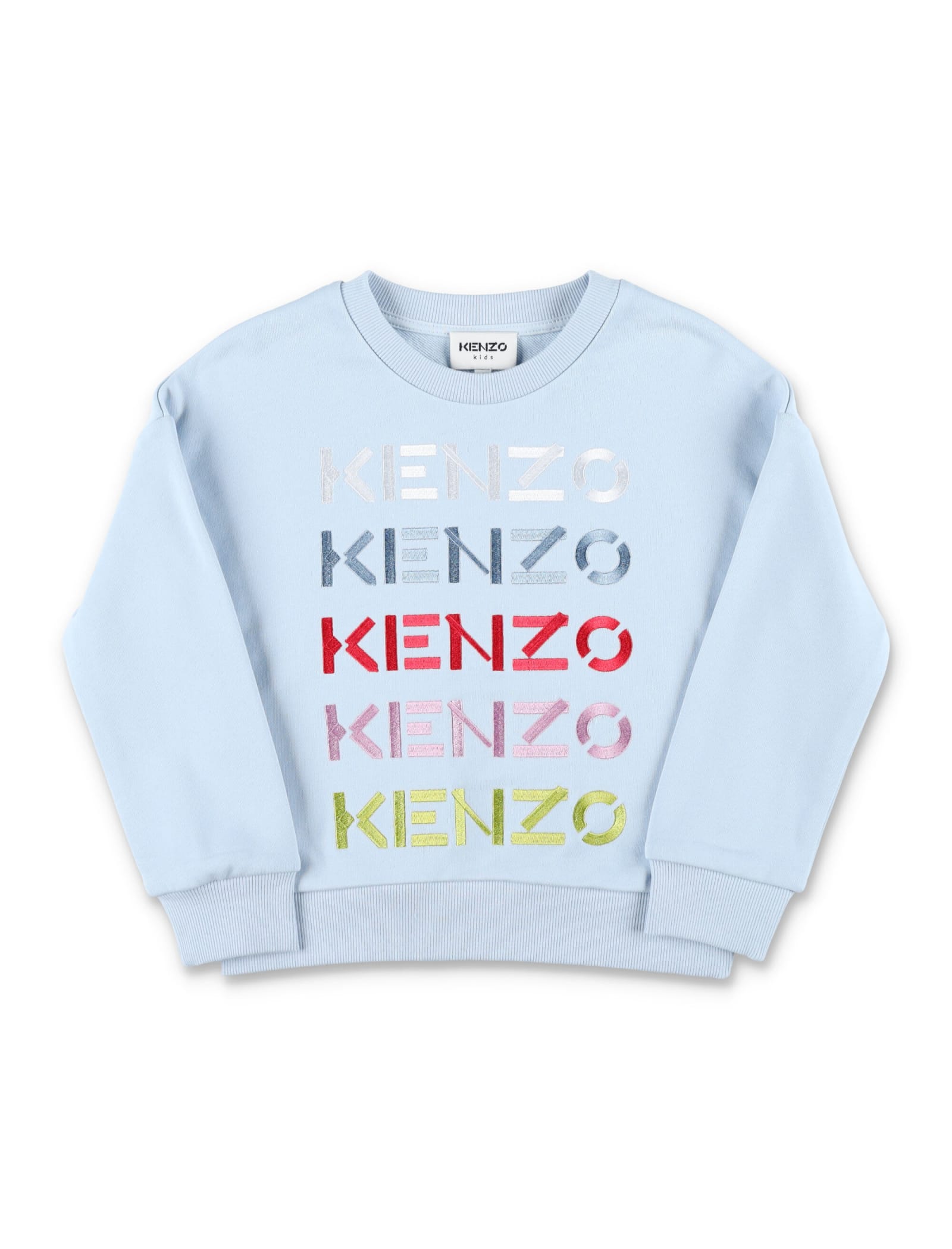 Kenzo Kids Multicolour Logo Embroidery Sweatshirt
