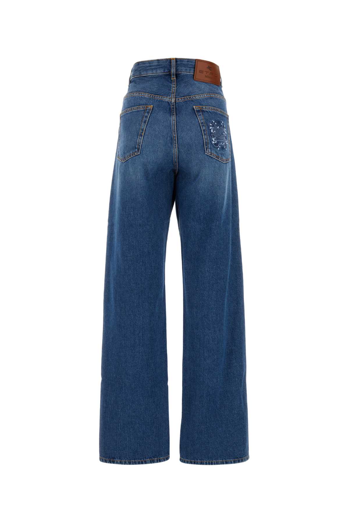Shop Etro Denim Jeans In S9001
