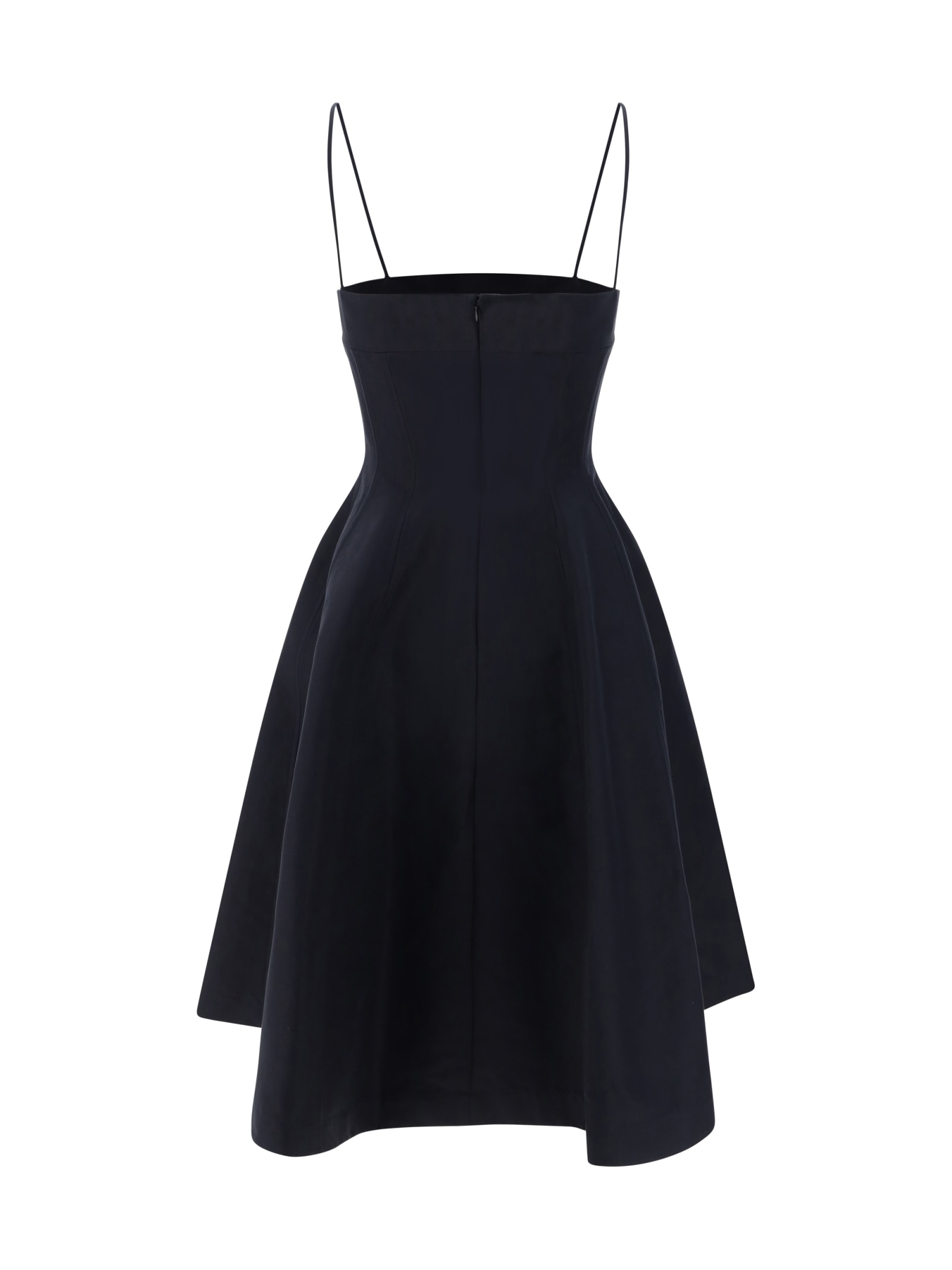 Shop Marni Midi Dress In Black